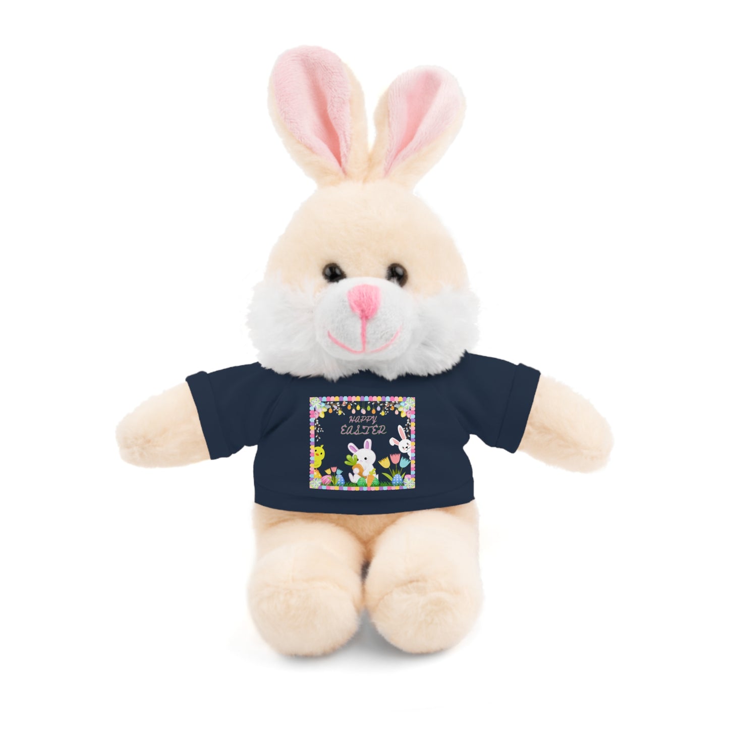 " Happy Easter" Stuffed Animals with Tee, Bunny and Lamb