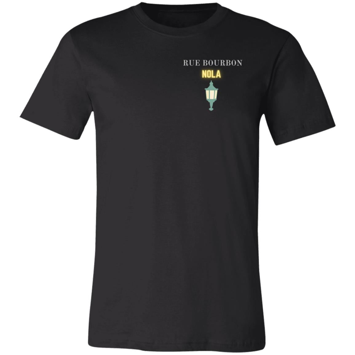 " RUE BOURBON"  Double-Sided Unisex Jersey Tee-Shirt