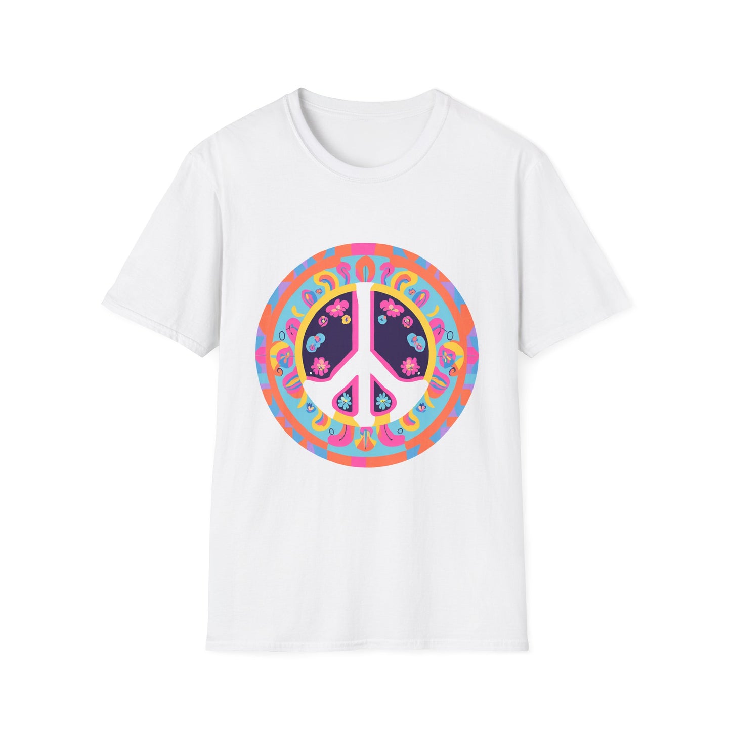 "Psychedelic Peace" Unisex Softstyle T-Shirt