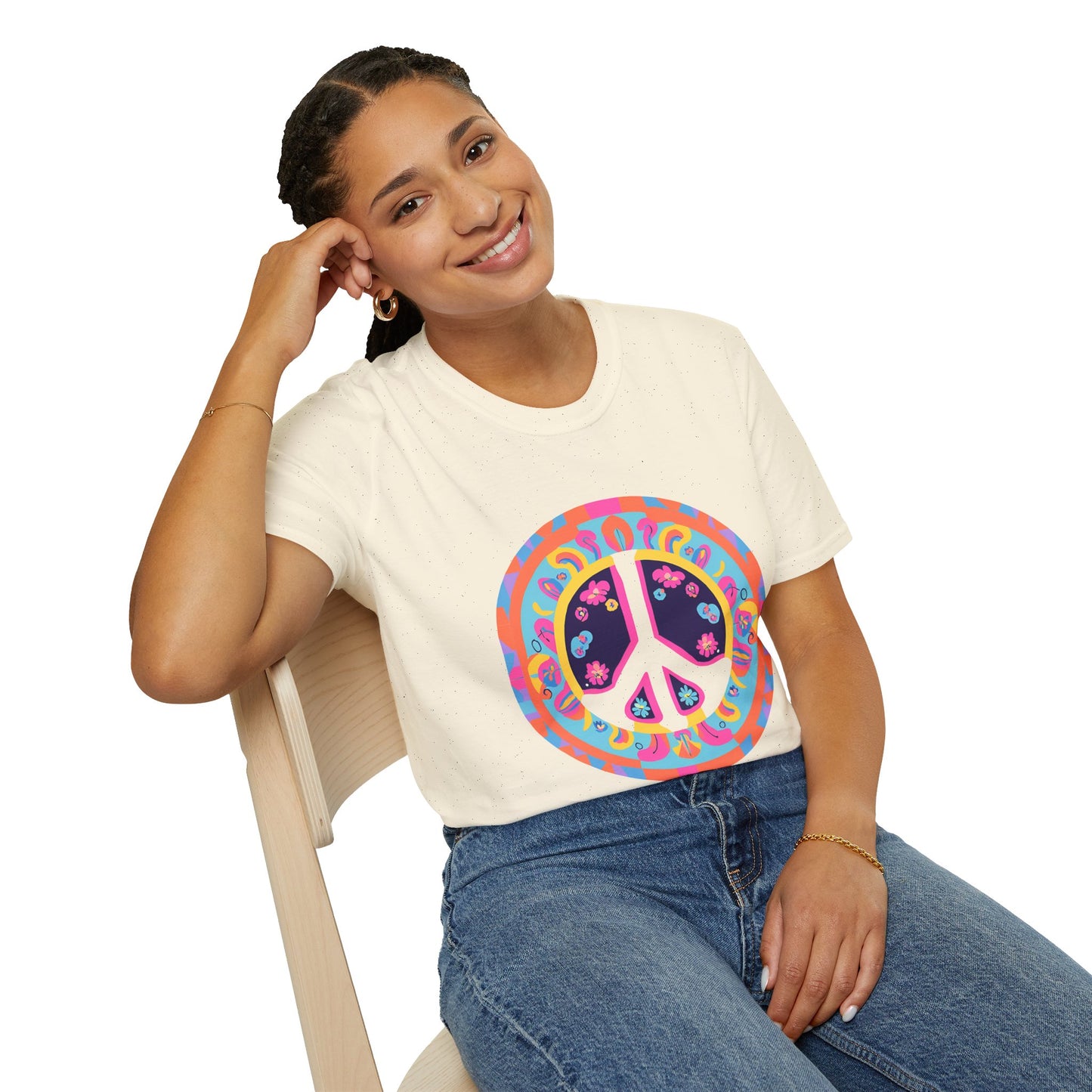 "Psychedelic Peace" Unisex Softstyle T-Shirt