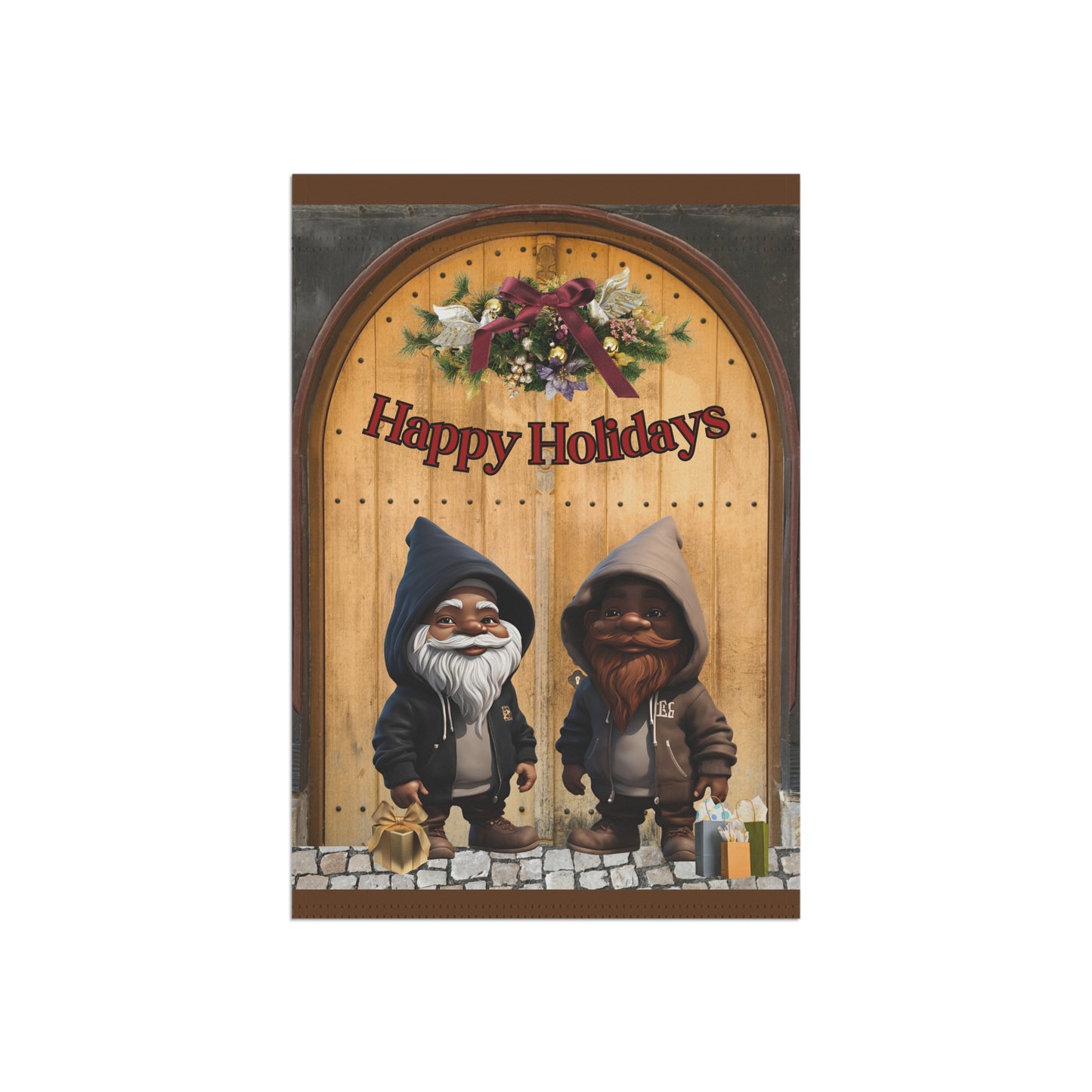 "Happy Holidays!" Garden/Lawn Banner