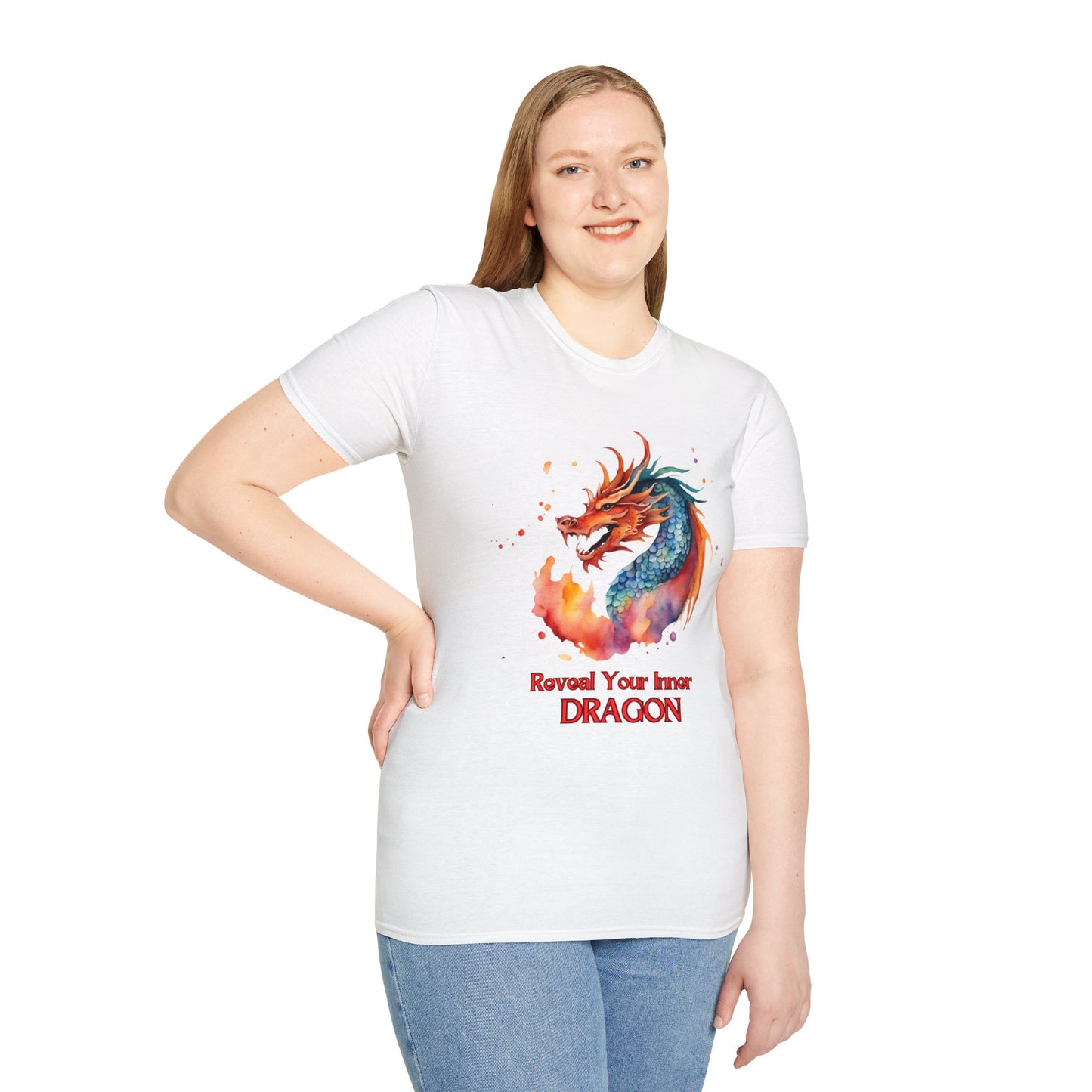 " Reveal Your Inner Dragon" Unisex Softstyle T-Shirt