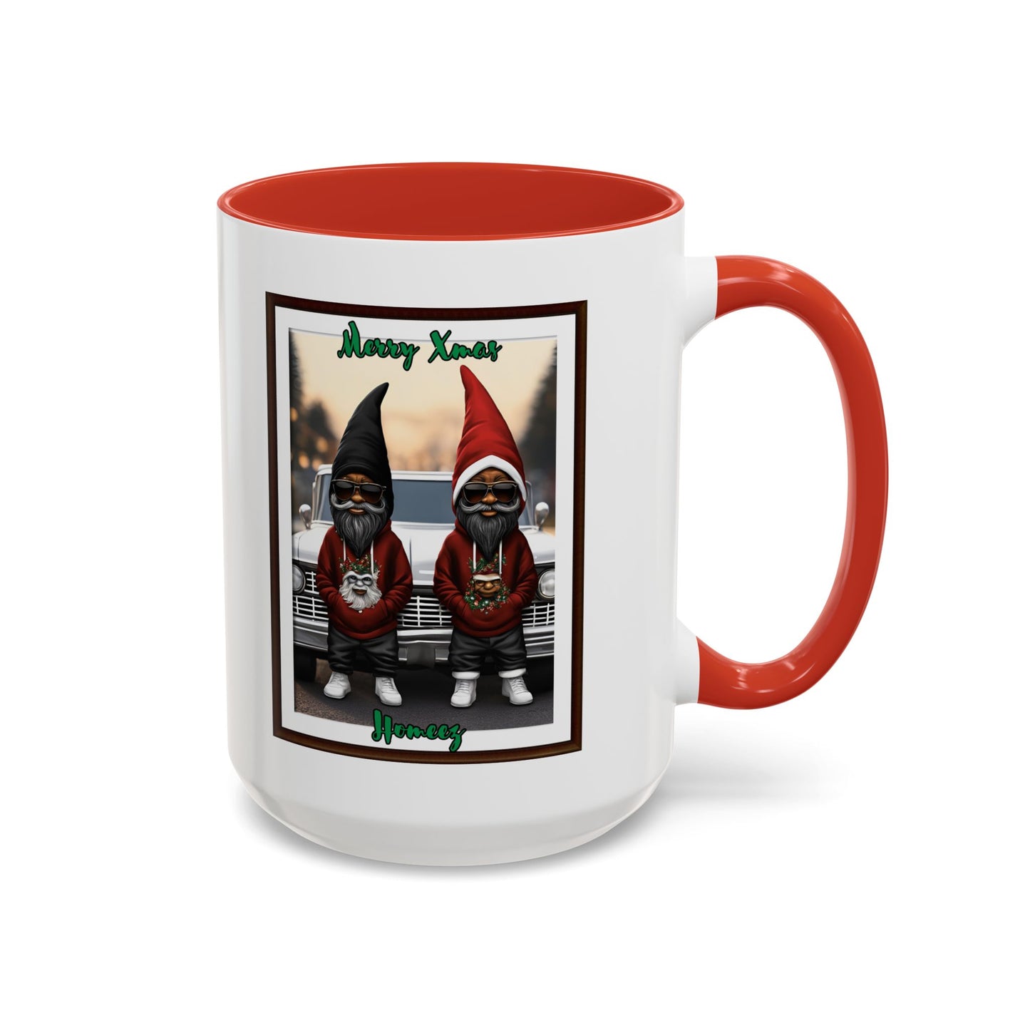 "Merry Xmas Homeez  Accent Coffee Mug (11oz & 15oz)