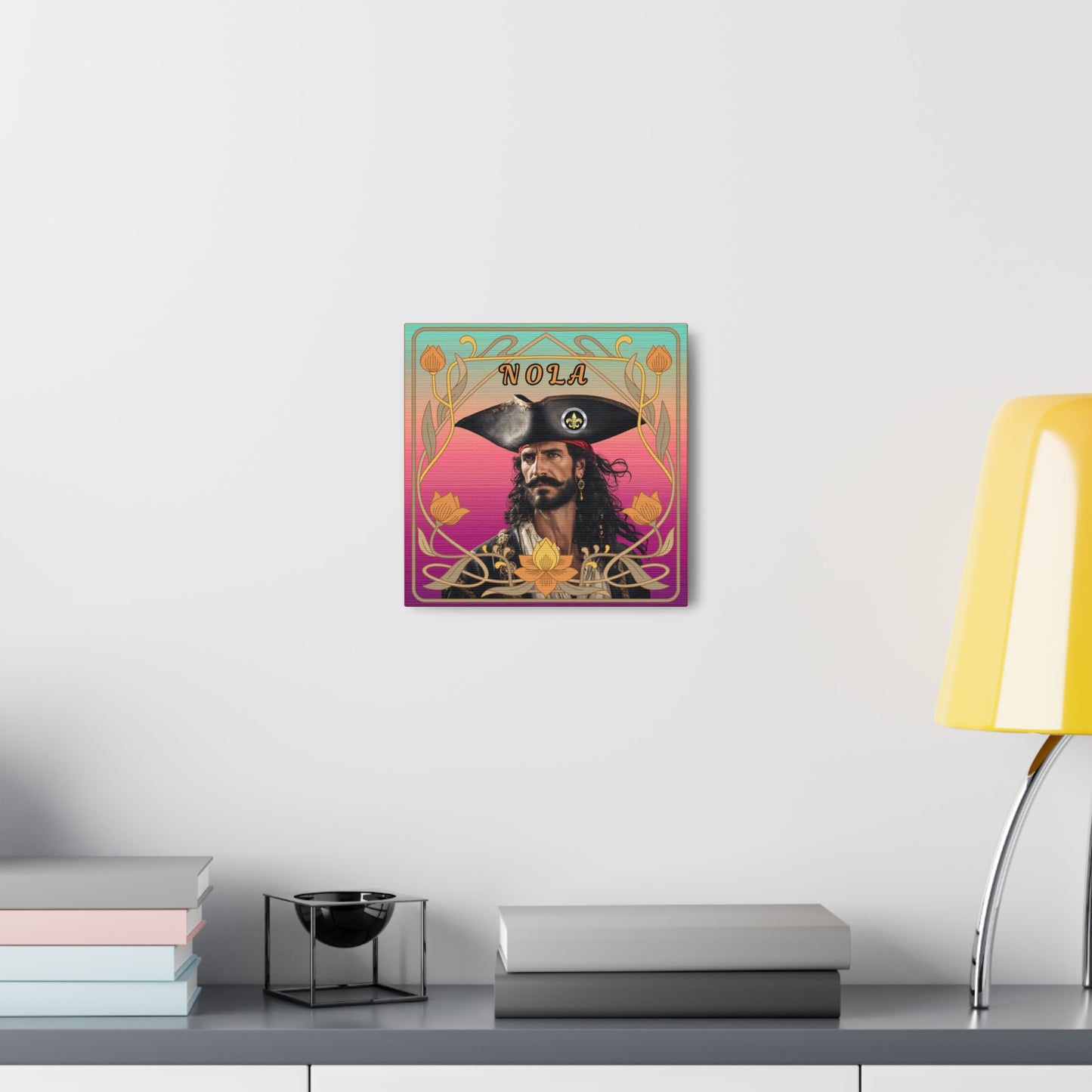 "Olde NOLA Pirate Series-Juan" Canvas Gallery Wraps