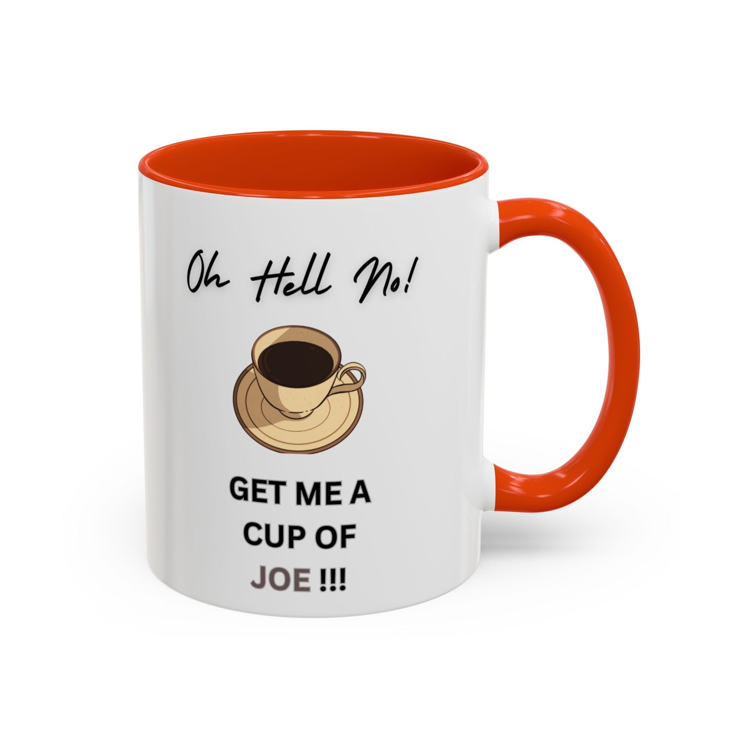 "Matcha Man-Java Joe" White Ceramic Mug with Color Accents (11oz, 15oz)