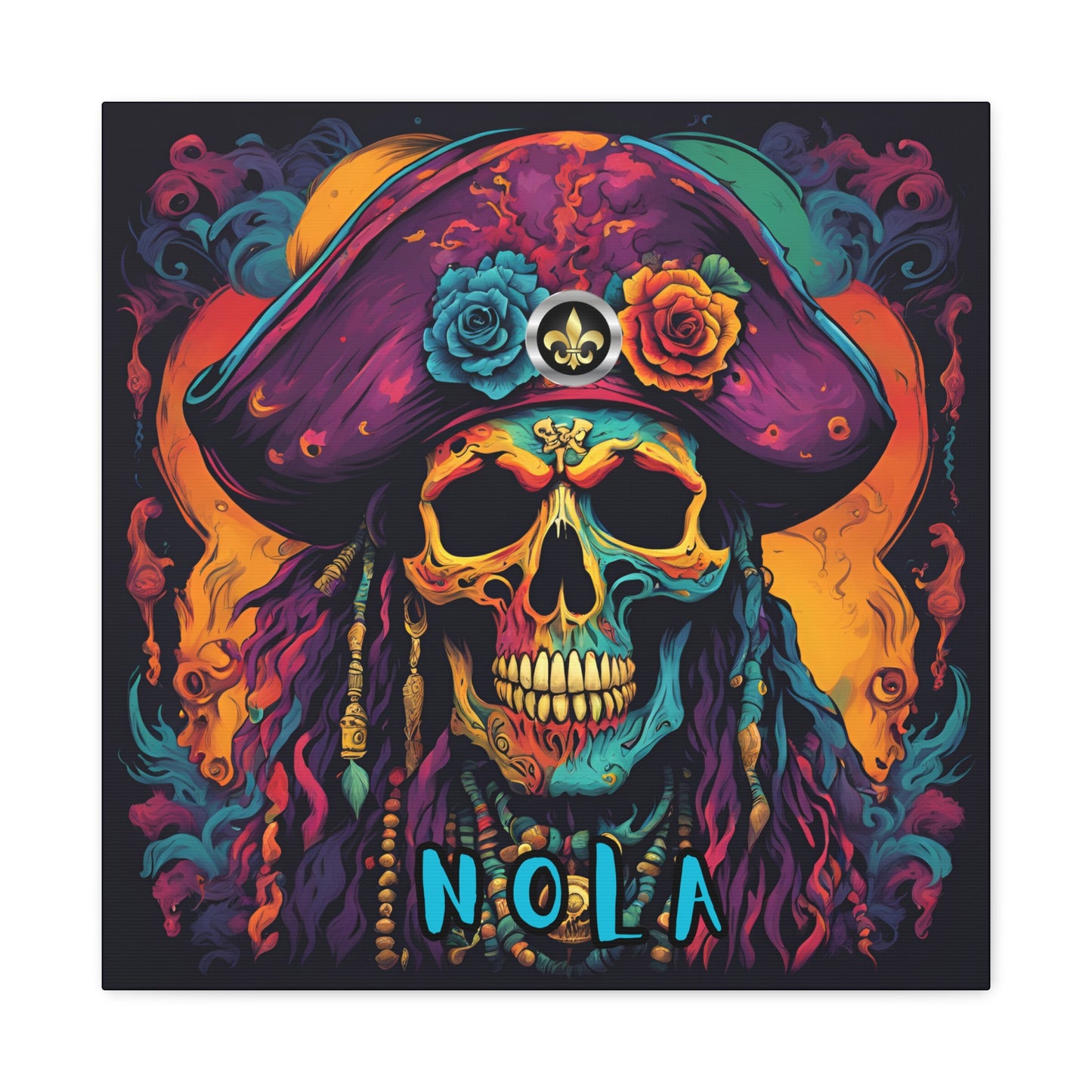 "Olde NOLA Pirate Series-Scallywag" Canvas Gallery Wraps