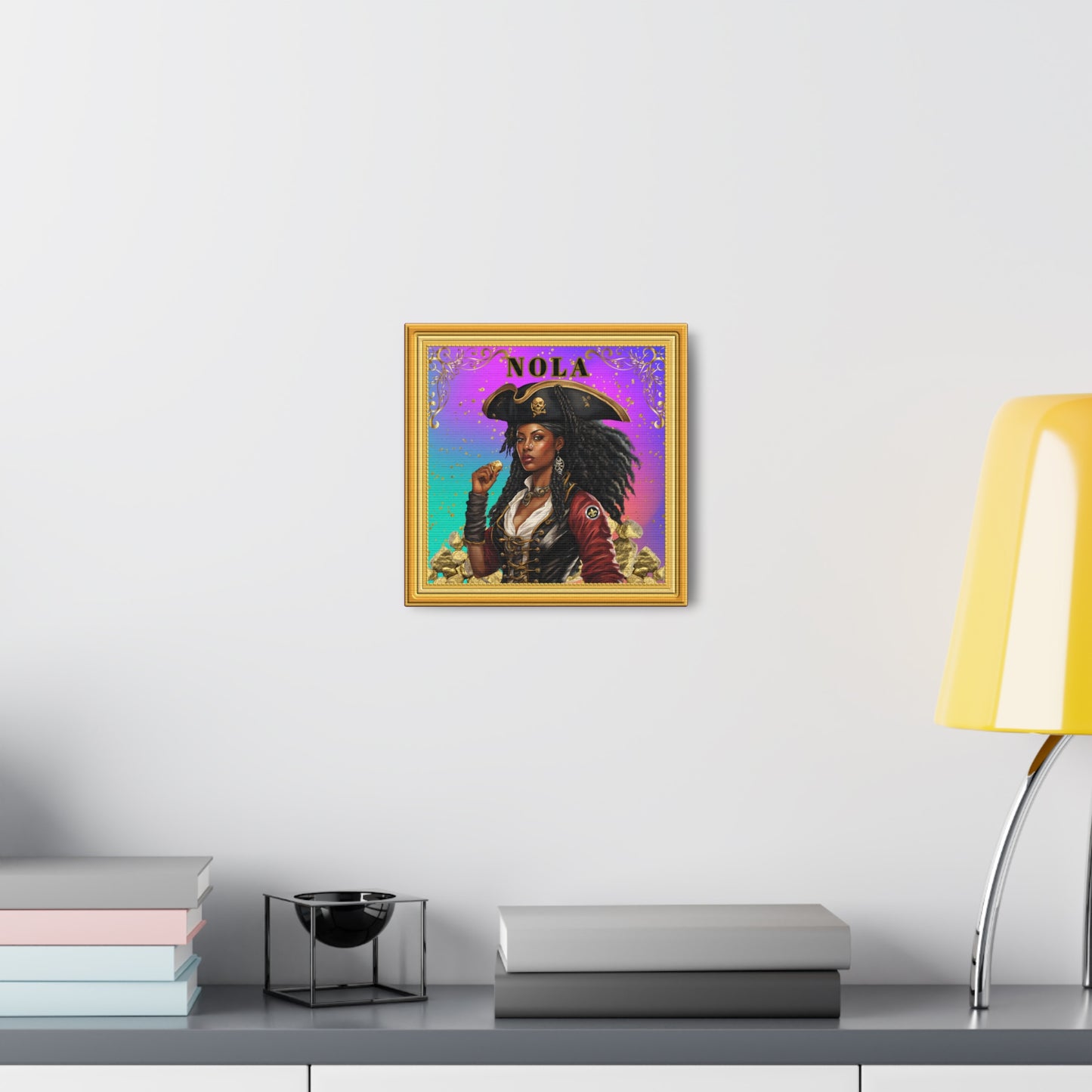 "Olde NOLA Pirate Series-Dora", Canvas Gallery Wraps