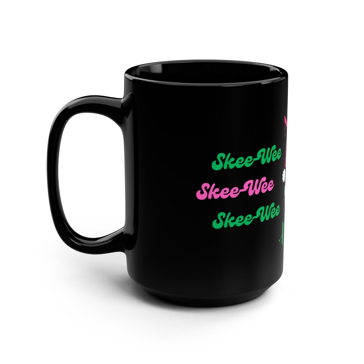 "AKA Xmas"  15 oz, Black Ceramic Mug