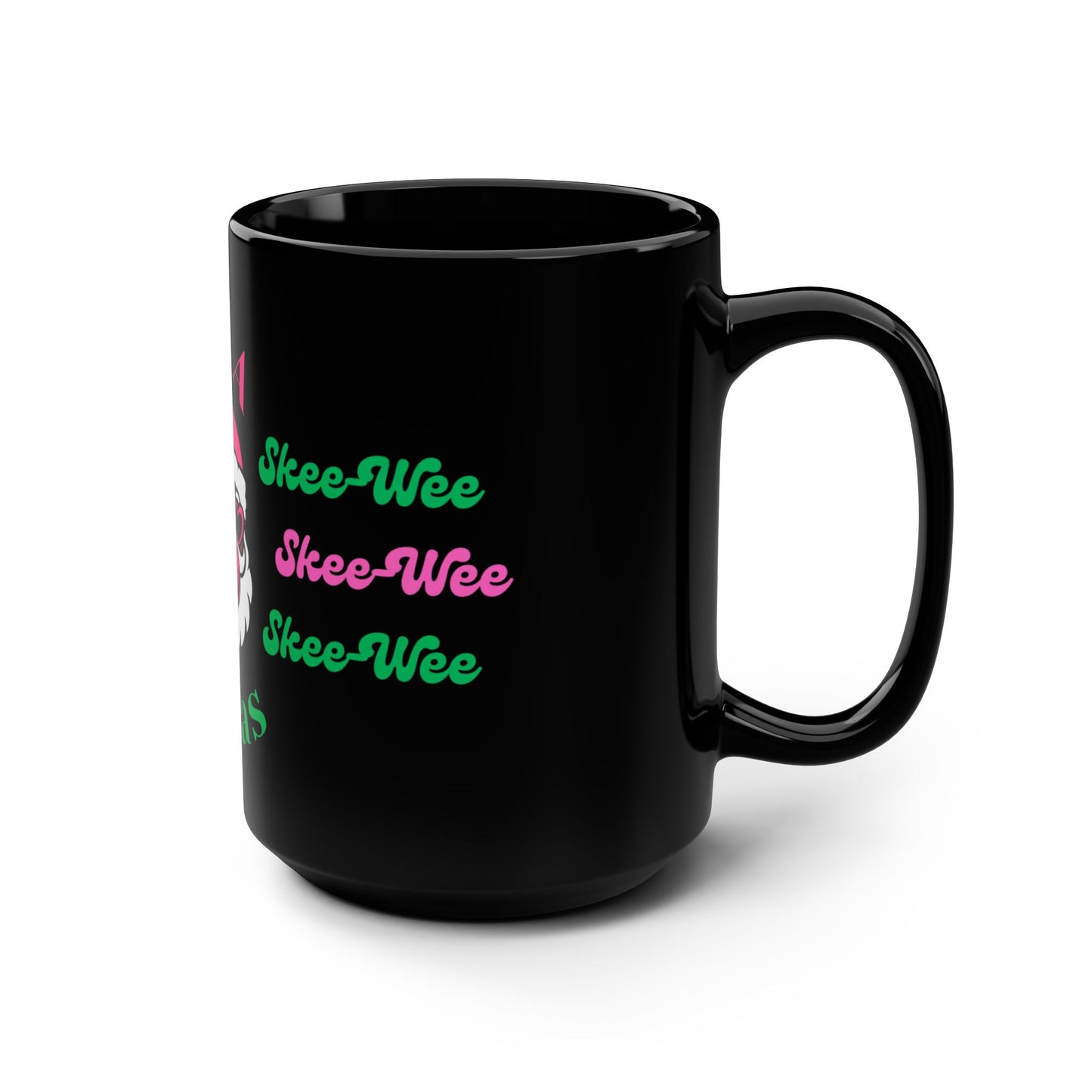 "AKA Xmas"  15 oz, Black Ceramic Mug