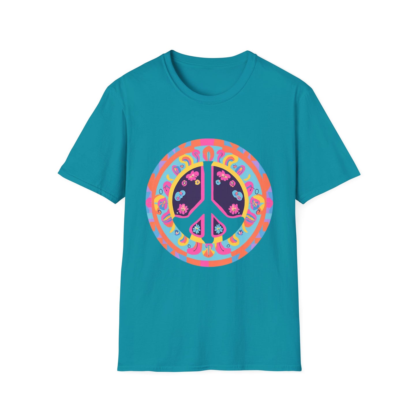 "Psychedelic Peace" Unisex Softstyle T-Shirt