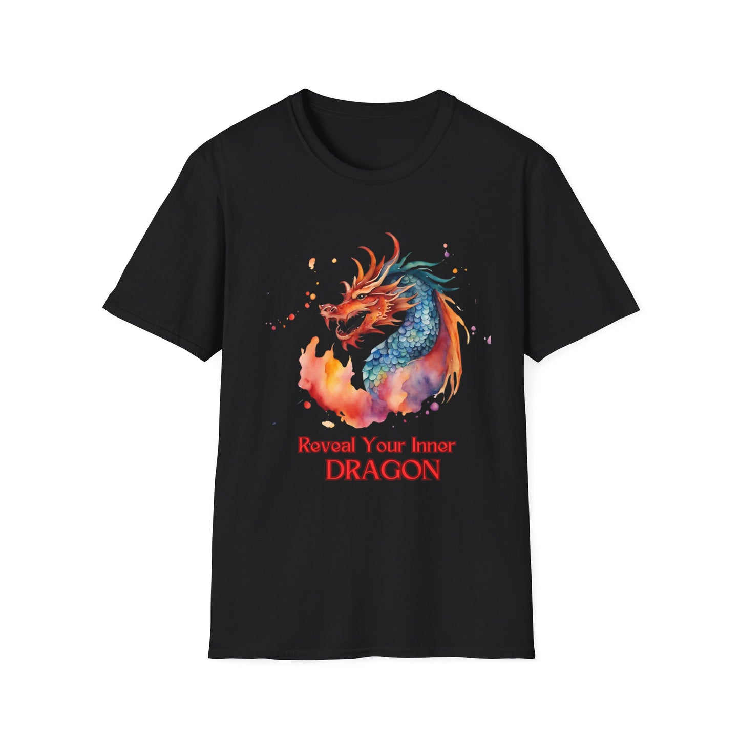 " Reveal Your Inner Dragon" Unisex Softstyle T-Shirt