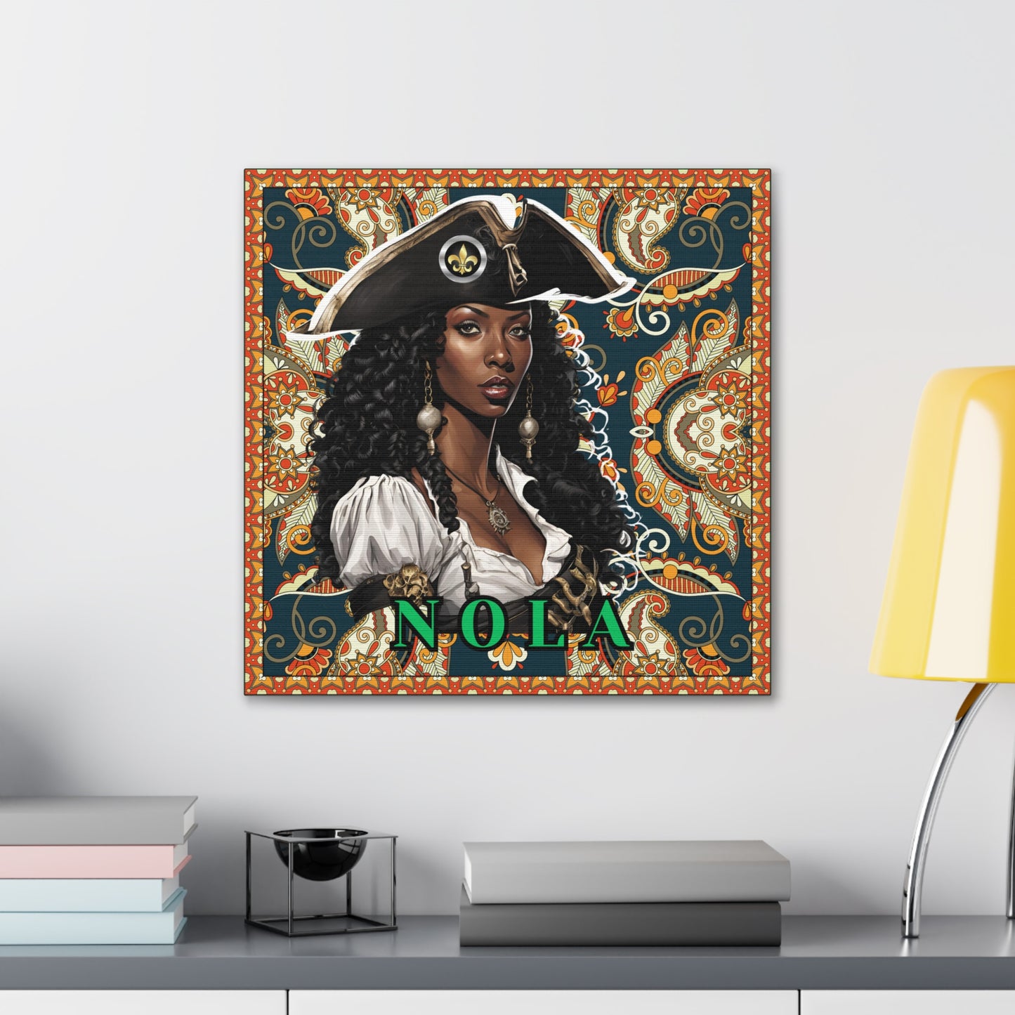 "Olde NOLA Pirate Series-Angeline" Canvas Gallery Wraps