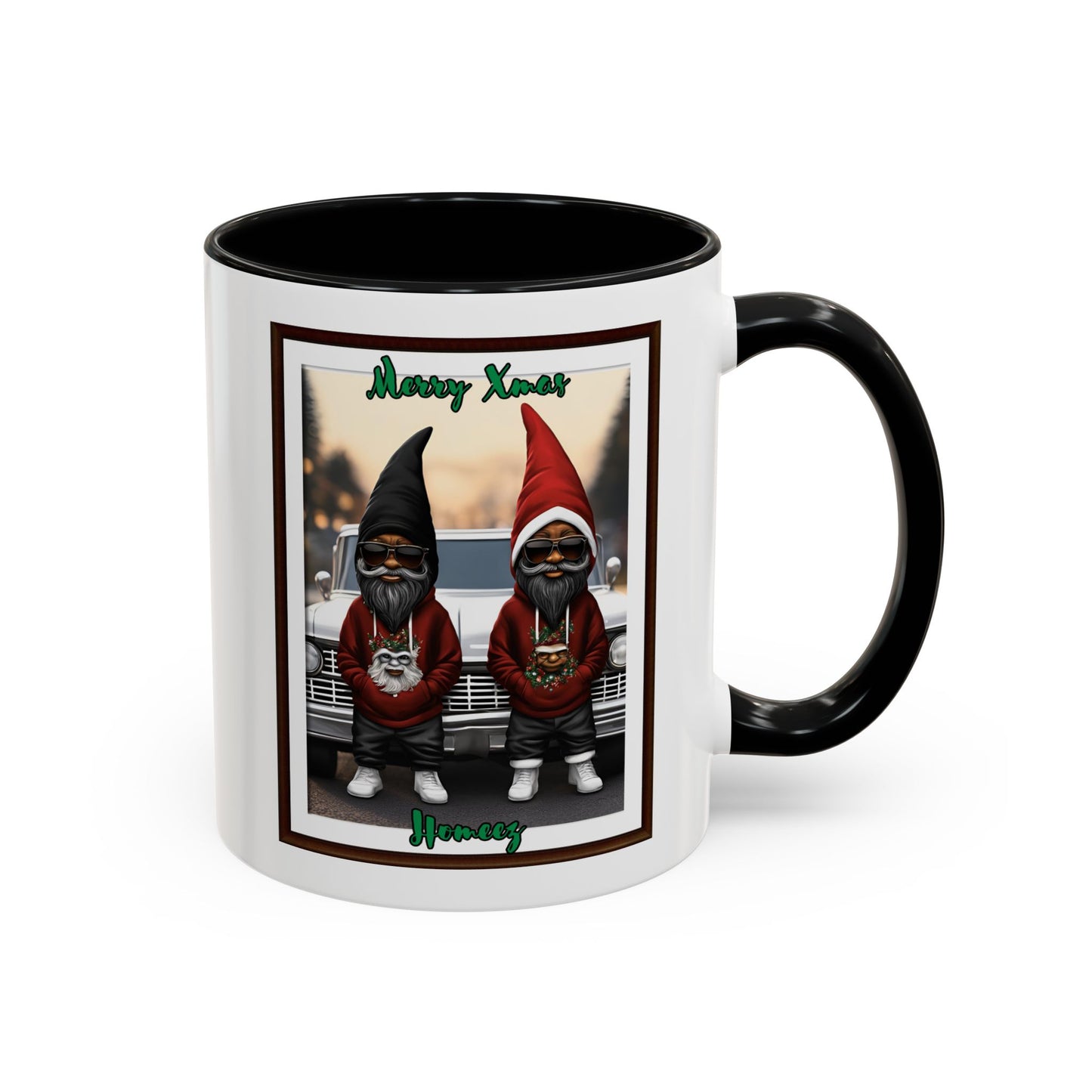 "Merry Xmas Homeez  Accent Coffee Mug (11oz & 15oz)