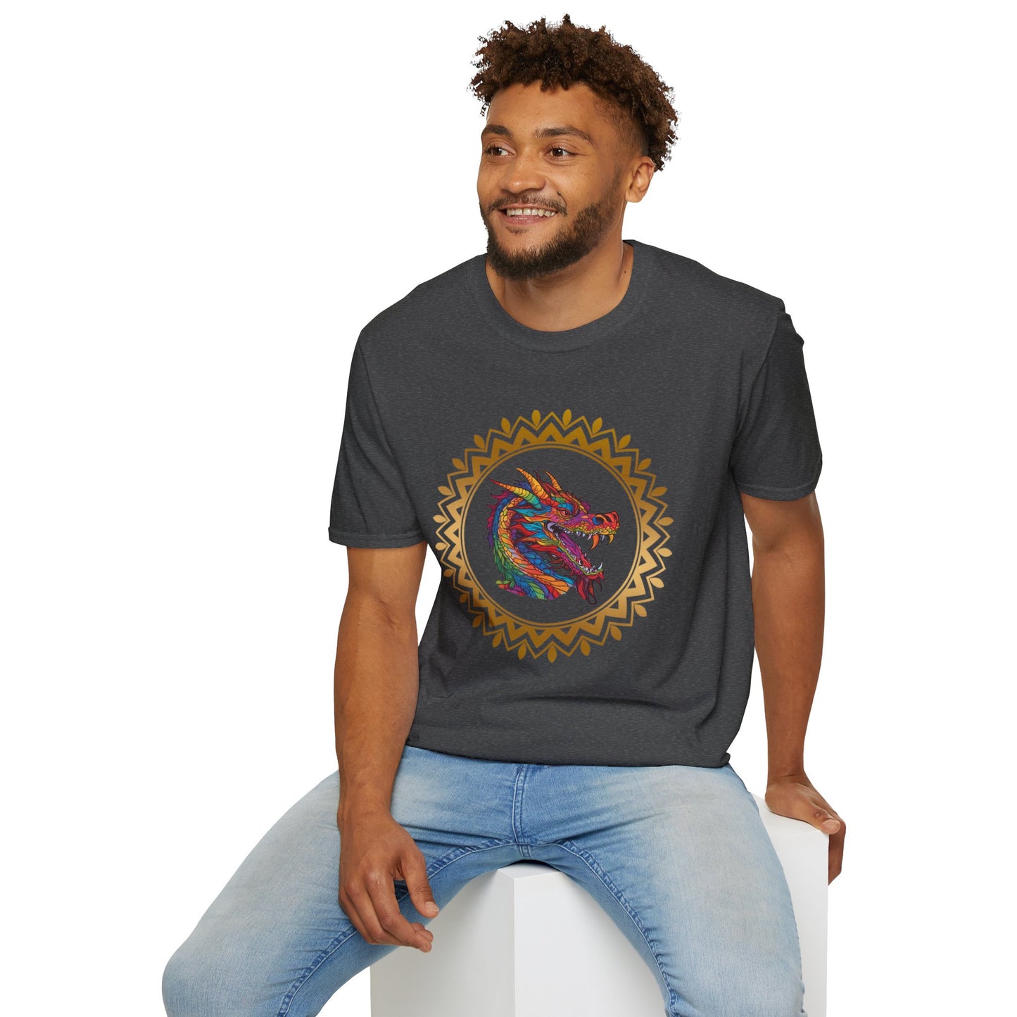 "Beautiful Dragon", Unisex Softstyle T-Shirt