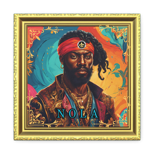 "Olde NOLA Pirate Series-Mansa" Canvas Gallery Wraps