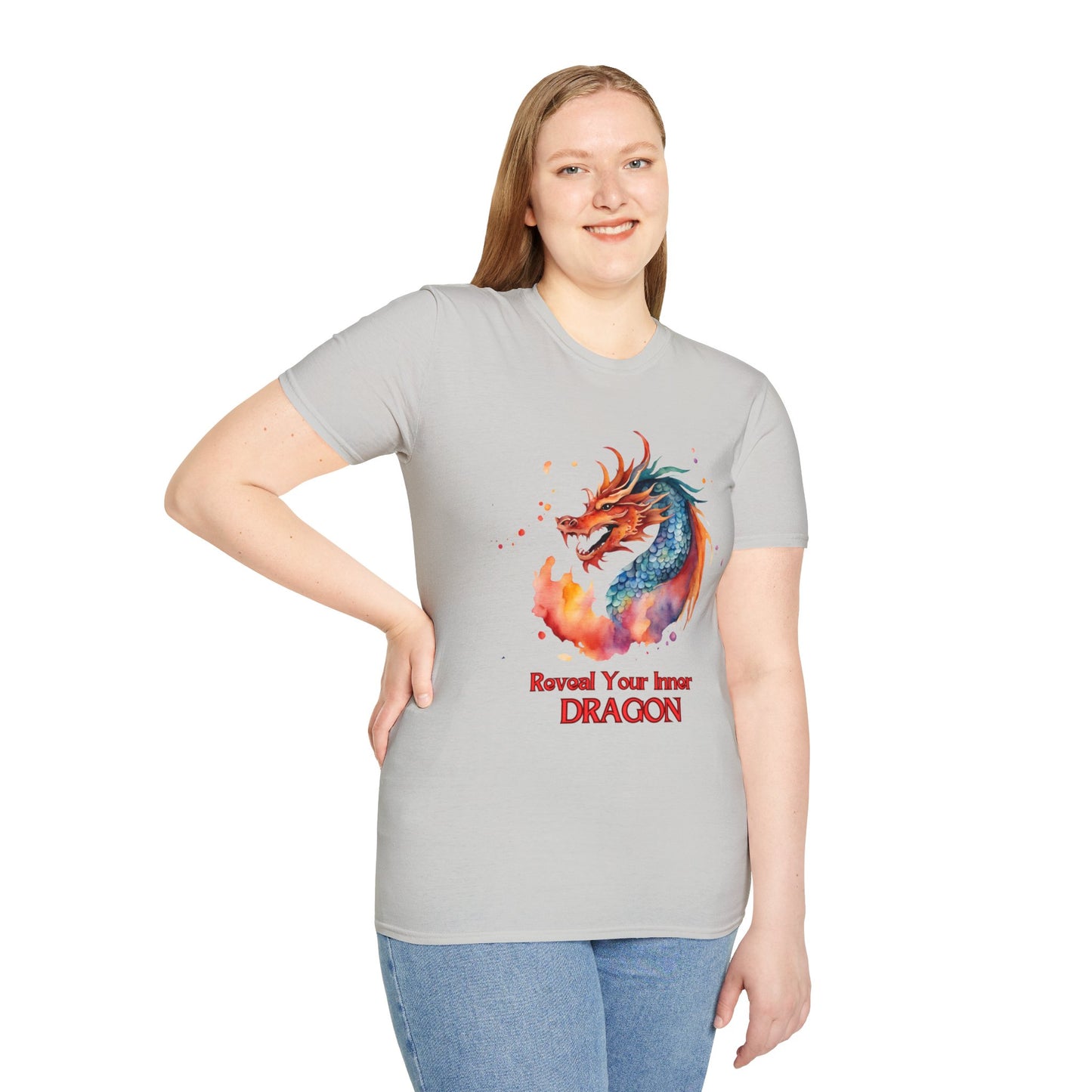 " Reveal Your Inner Dragon" Unisex Softstyle T-Shirt