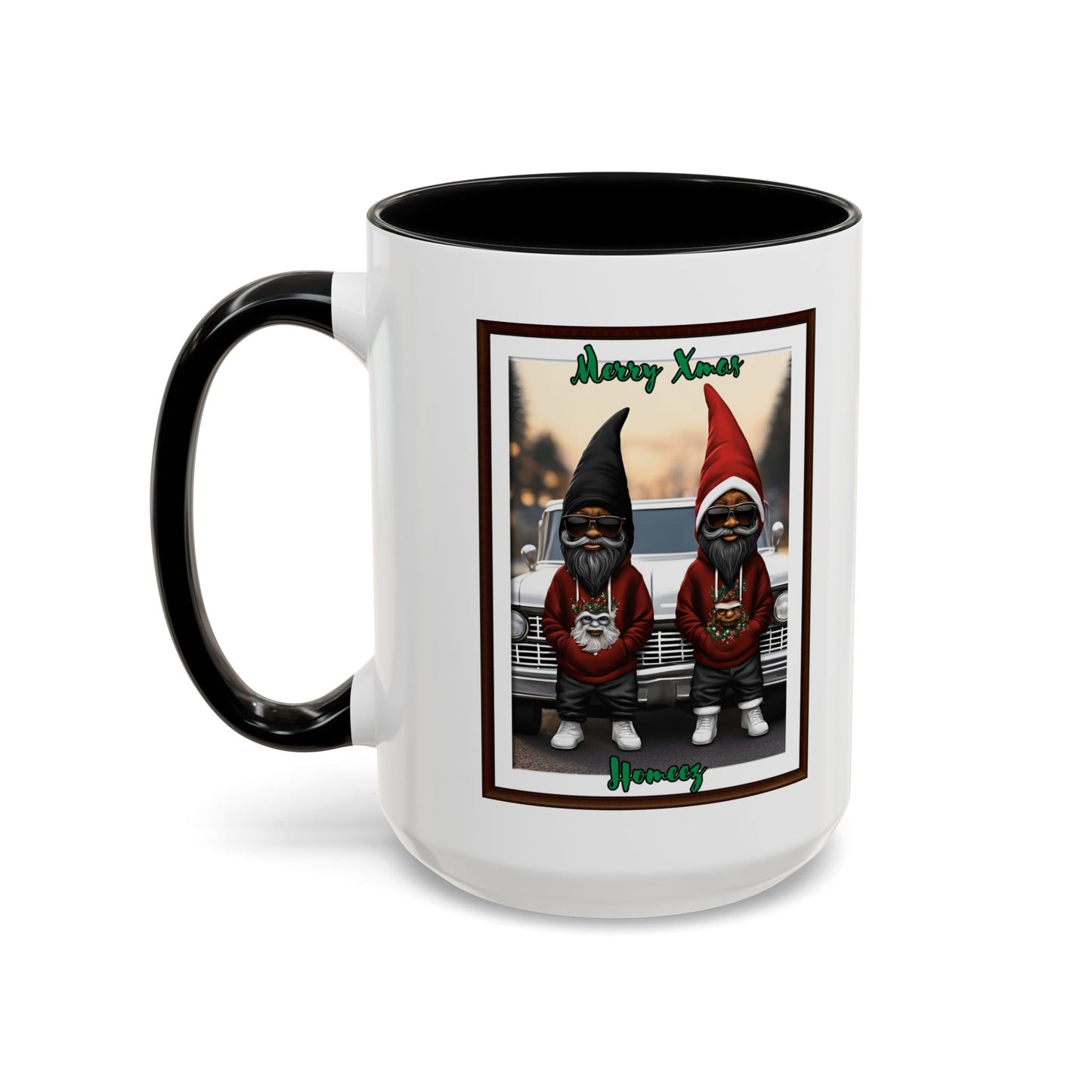 "Merry Xmas Homeez  Accent Coffee Mug (11oz & 15oz)