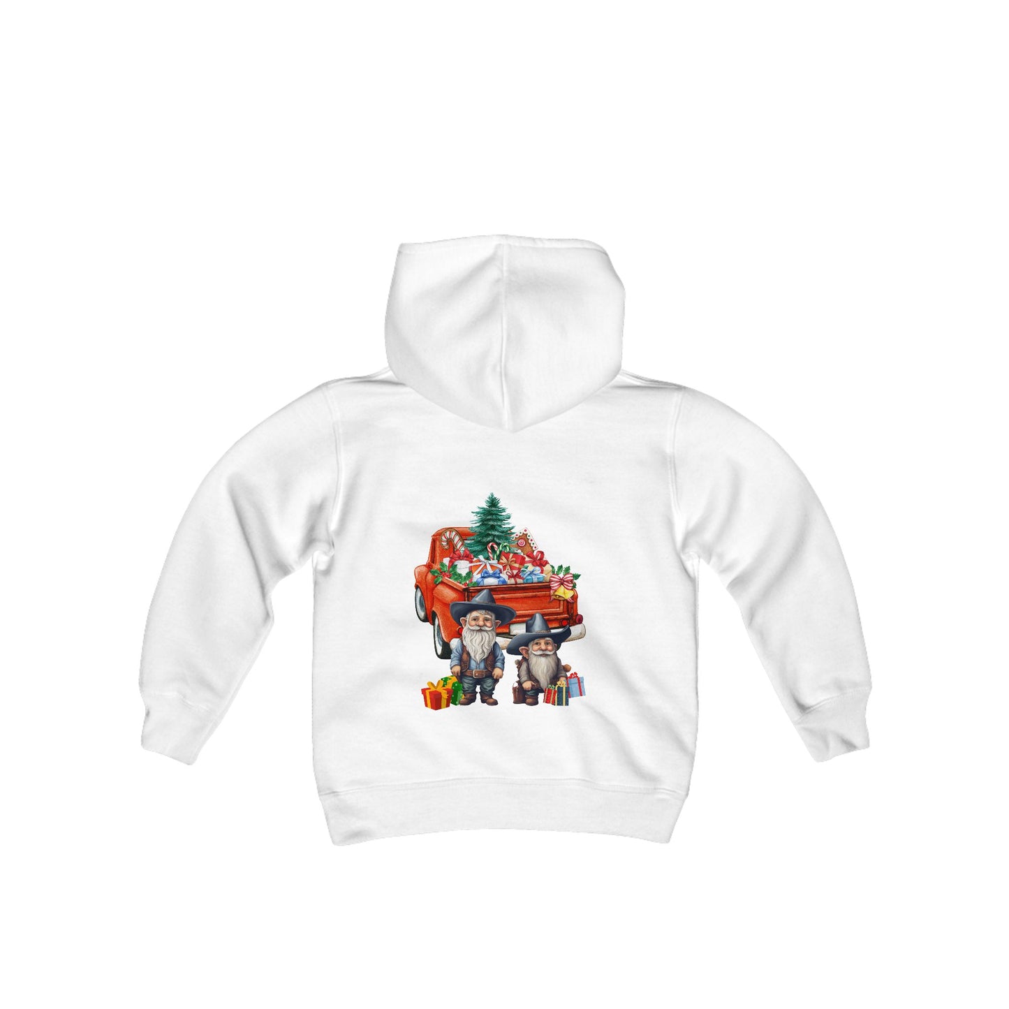 "Merry Christmas" Youth Heavy Blend Hooded Sweatshirt