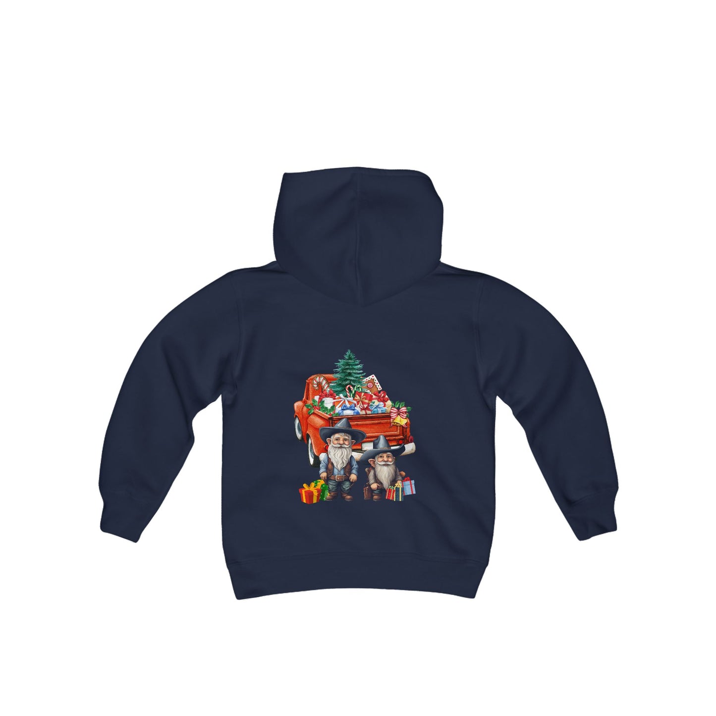 "Merry Christmas" Youth Heavy Blend Hooded Sweatshirt