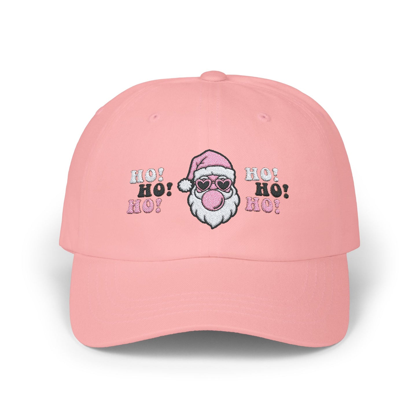 "Bubblegum Santa-Ho, Ho, Ho", Embroidered Classic Dad Cap, #2