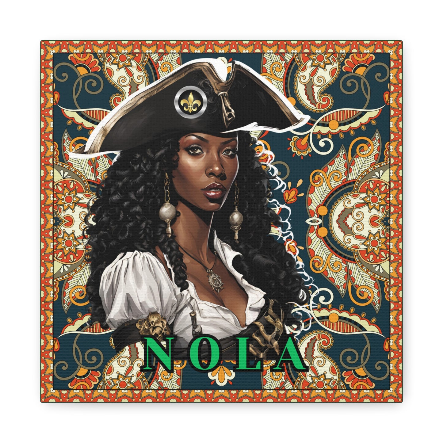 "Olde NOLA Pirate Series-Angeline" Canvas Gallery Wraps