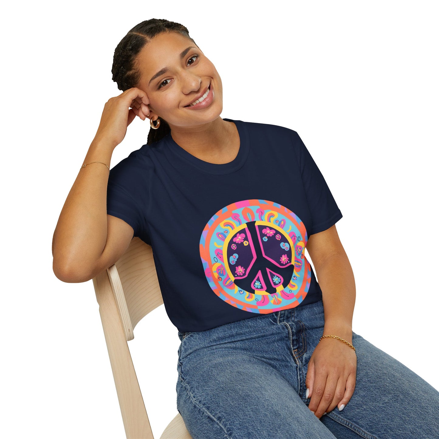 "Psychedelic Peace" Unisex Softstyle T-Shirt