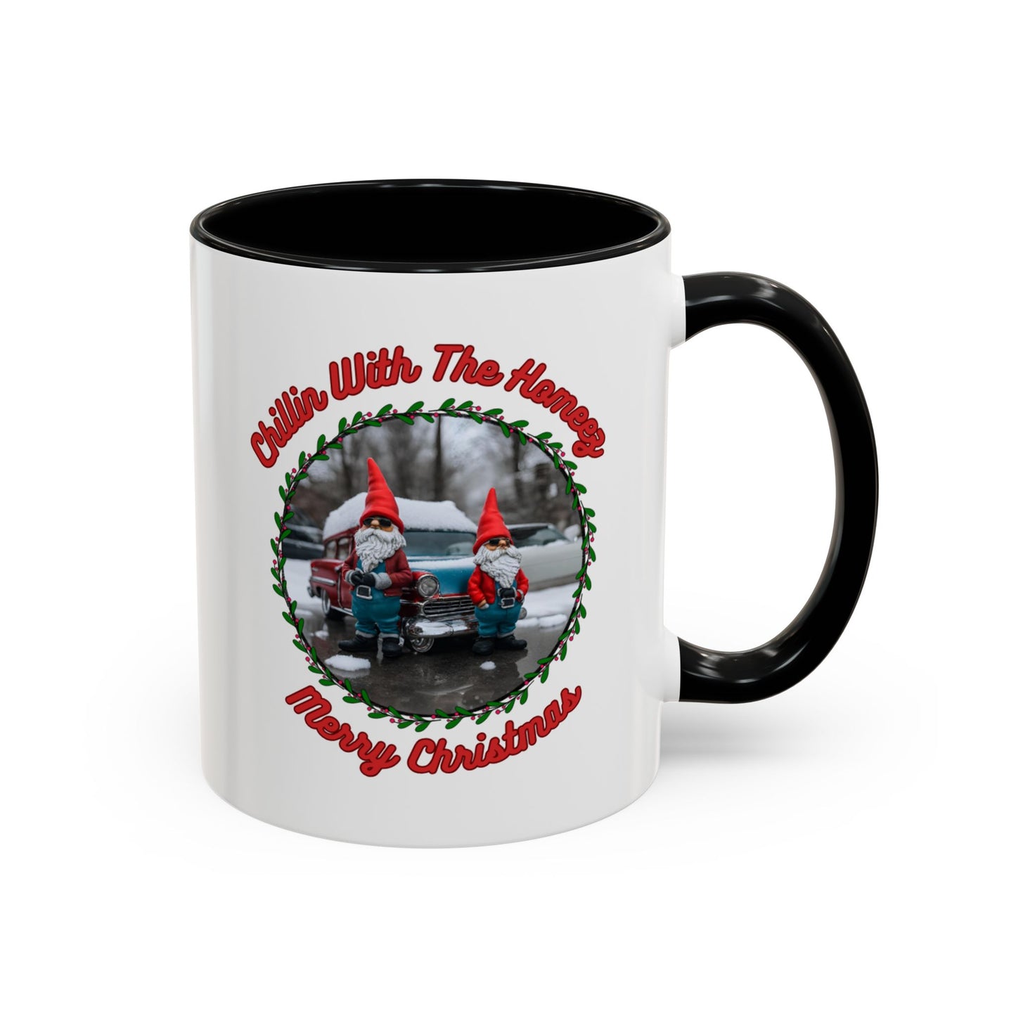 "Chillin With The Homeez" Accent Coffee Mug (11, 15oz)