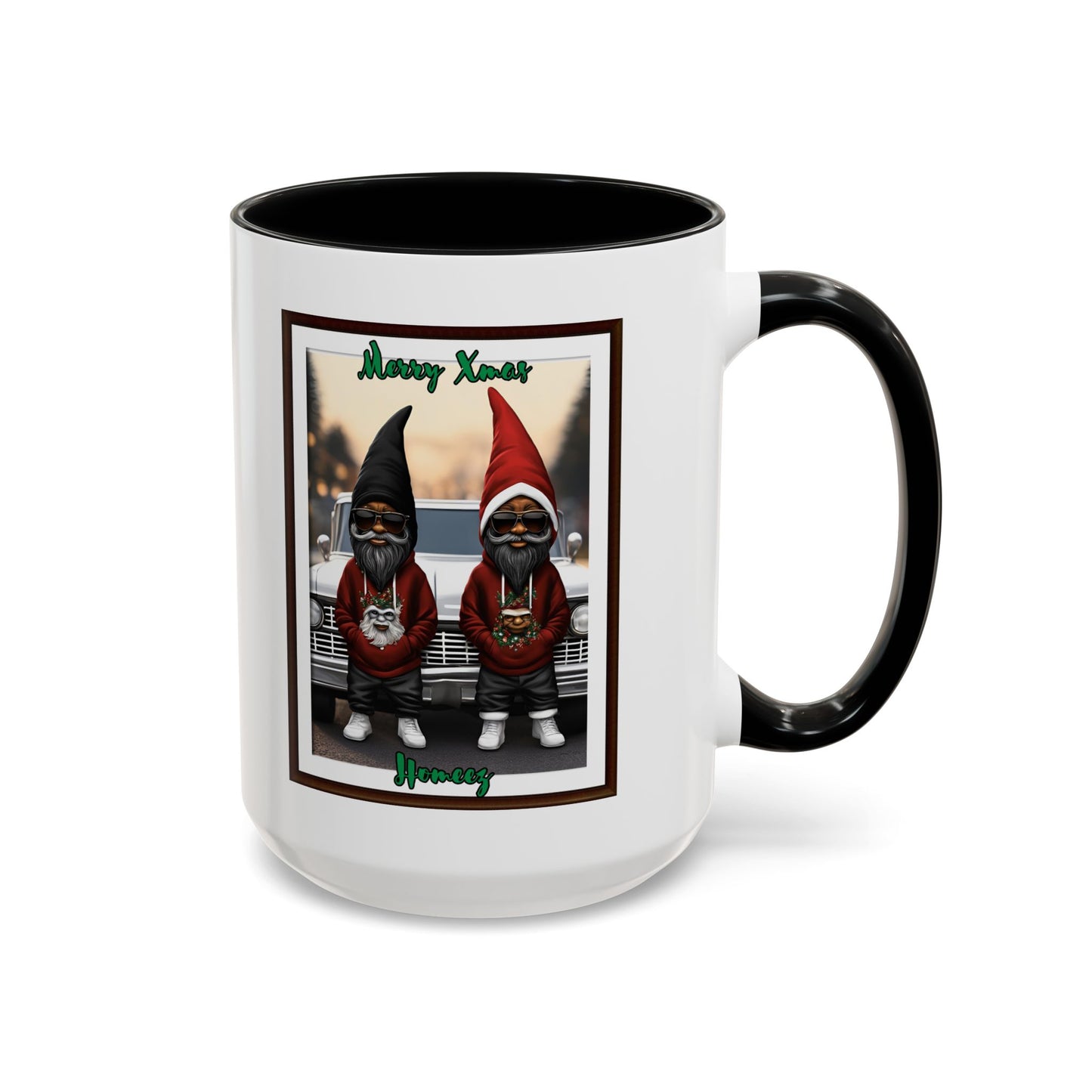 "Merry Xmas Homeez  Accent Coffee Mug (11oz & 15oz)