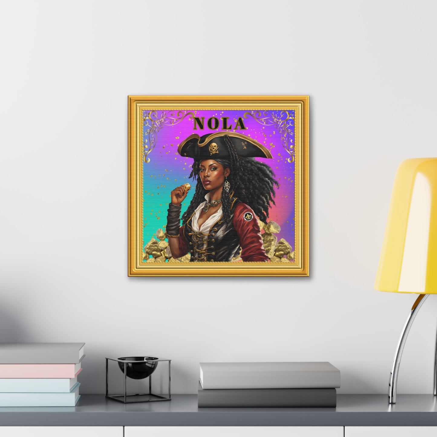 "Olde NOLA Pirate Series-Dora", Canvas Gallery Wraps