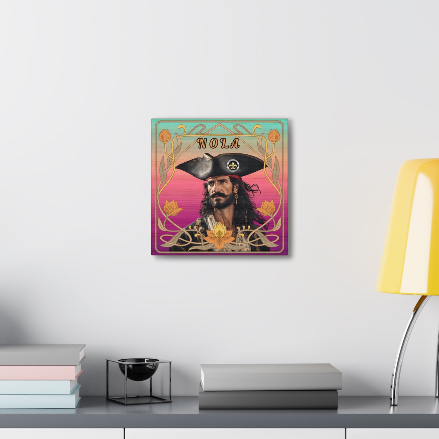 "Olde NOLA Pirate Series-Juan" Canvas Gallery Wraps