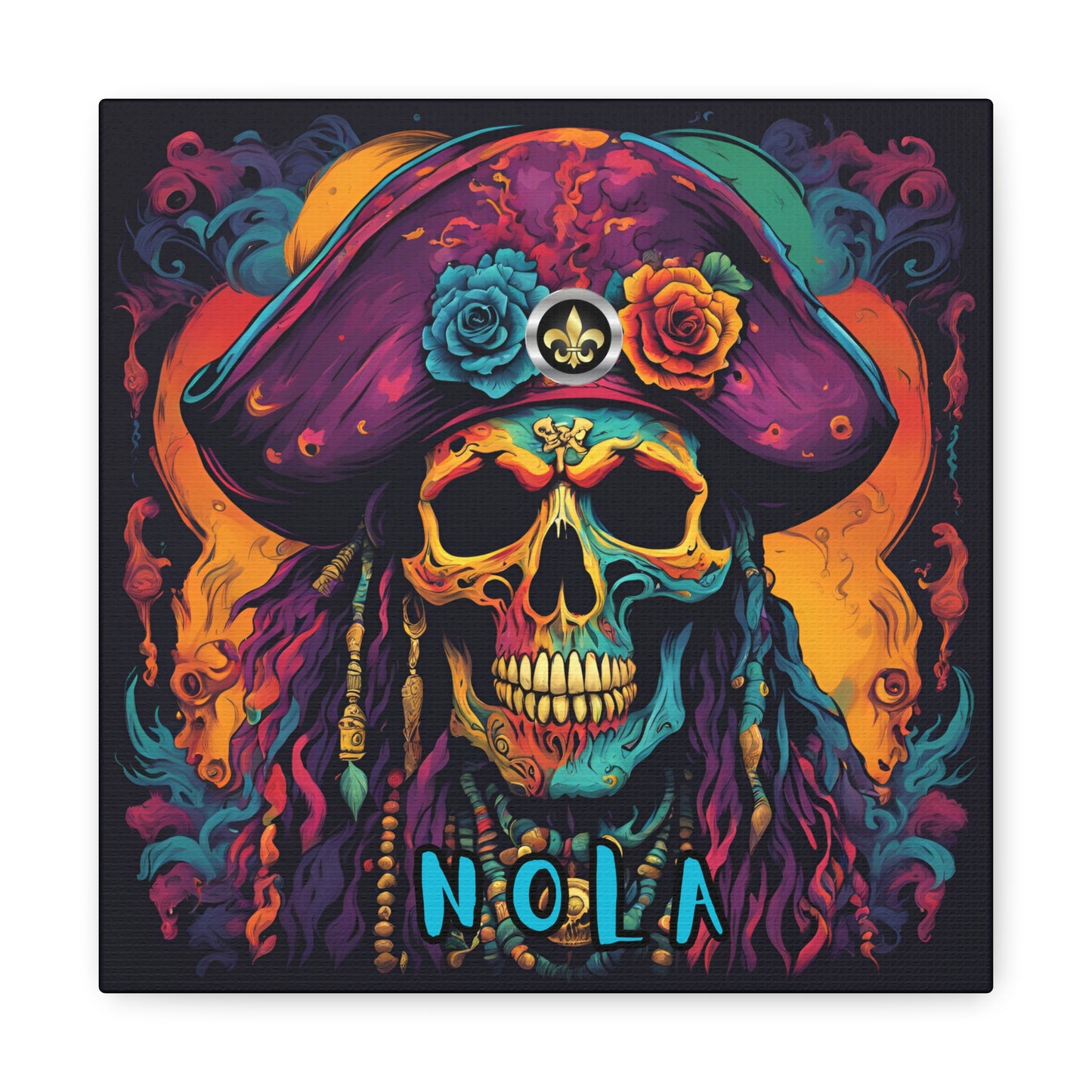 "Olde NOLA Pirate Series-Scallywag" Canvas Gallery Wraps