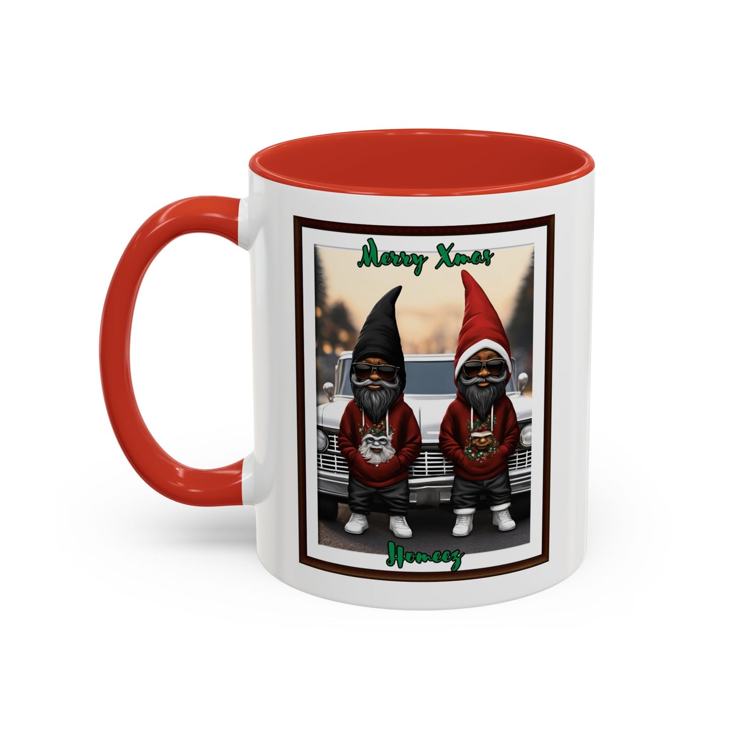 "Merry Xmas Homeez  Accent Coffee Mug (11oz & 15oz)