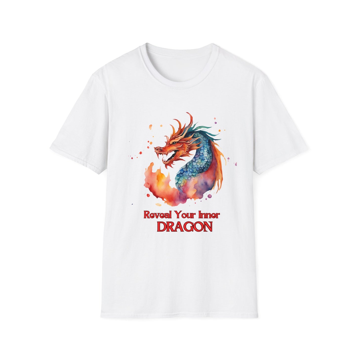 " Reveal Your Inner Dragon" Unisex Softstyle T-Shirt