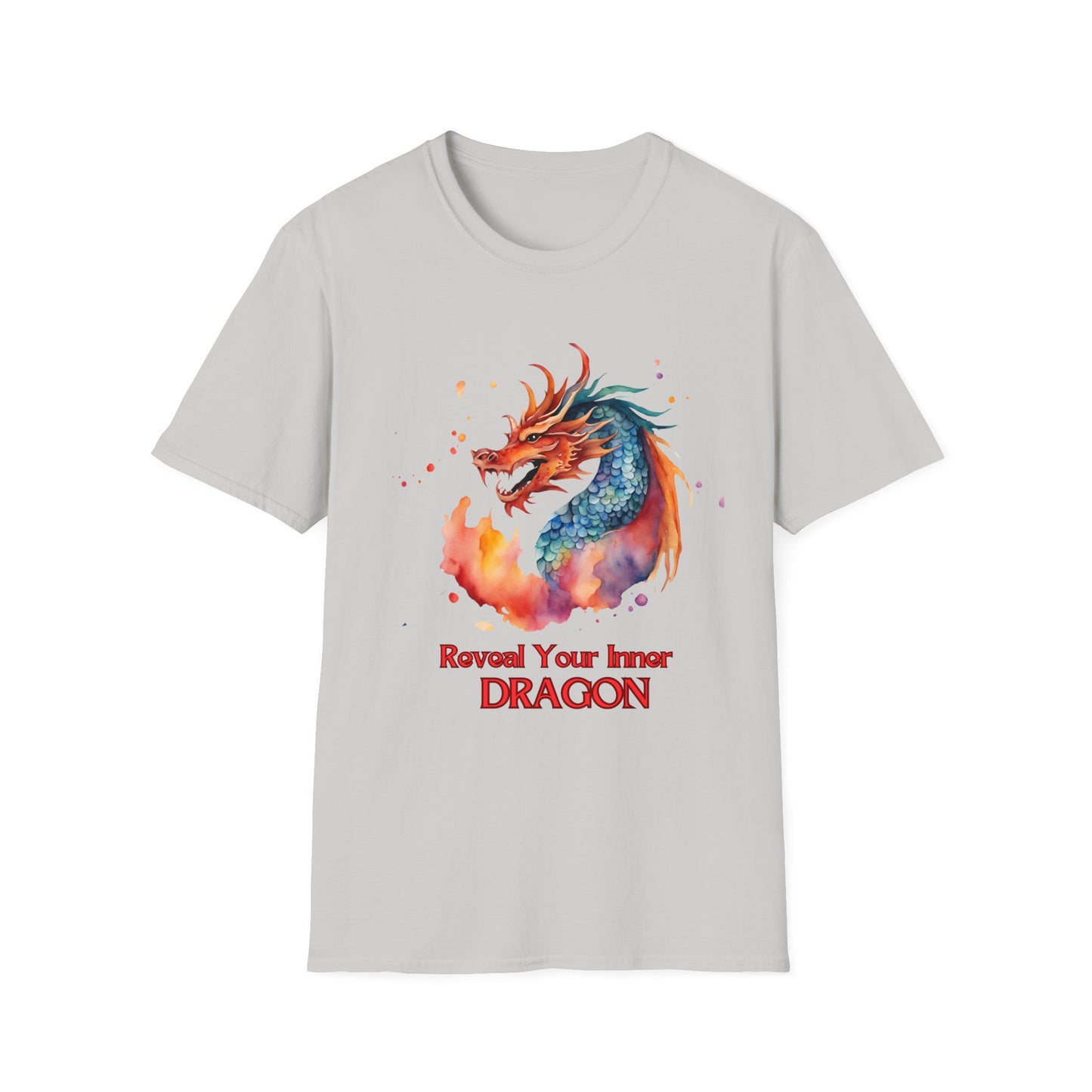 " Reveal Your Inner Dragon" Unisex Softstyle T-Shirt