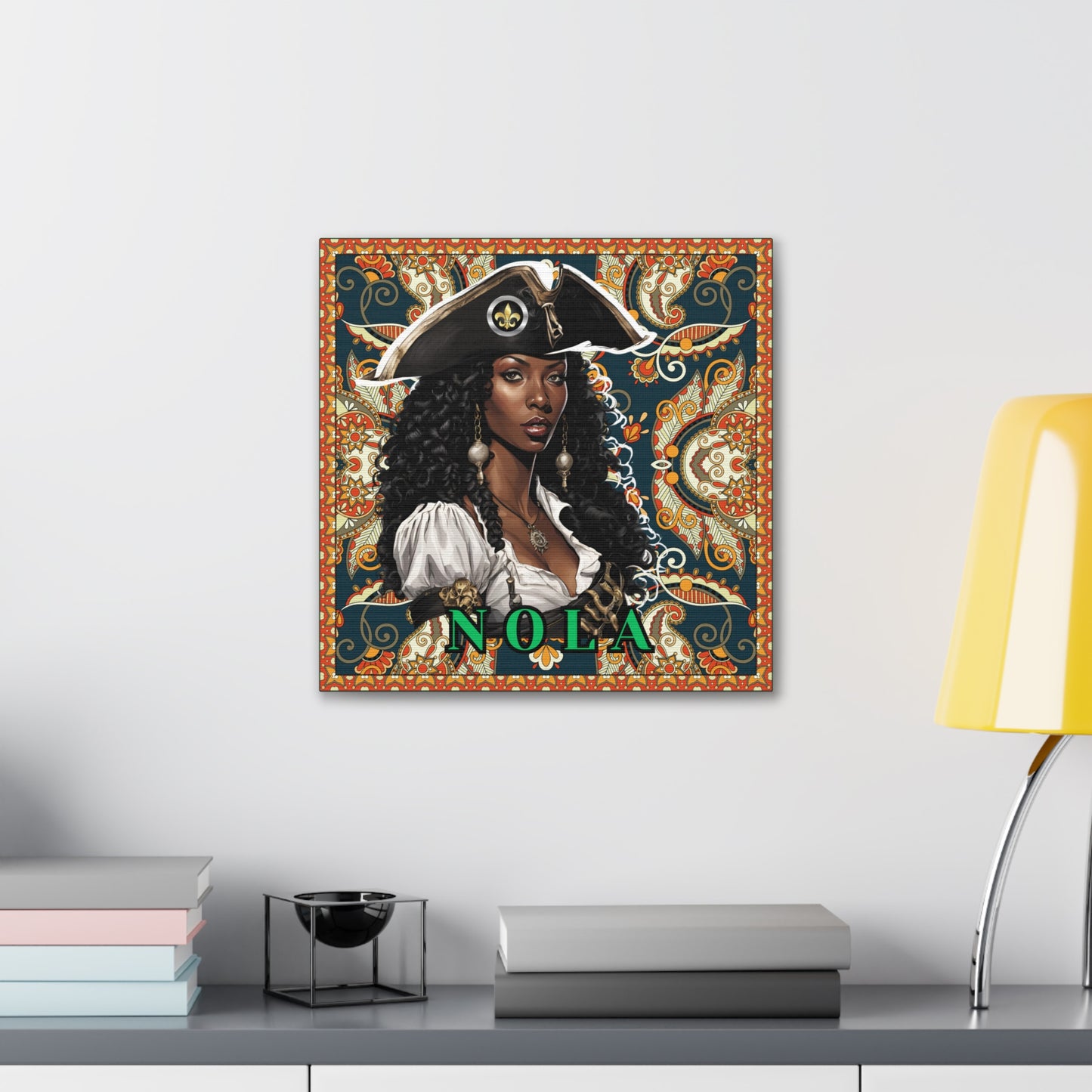 "Olde NOLA Pirate Series-Angeline" Canvas Gallery Wraps