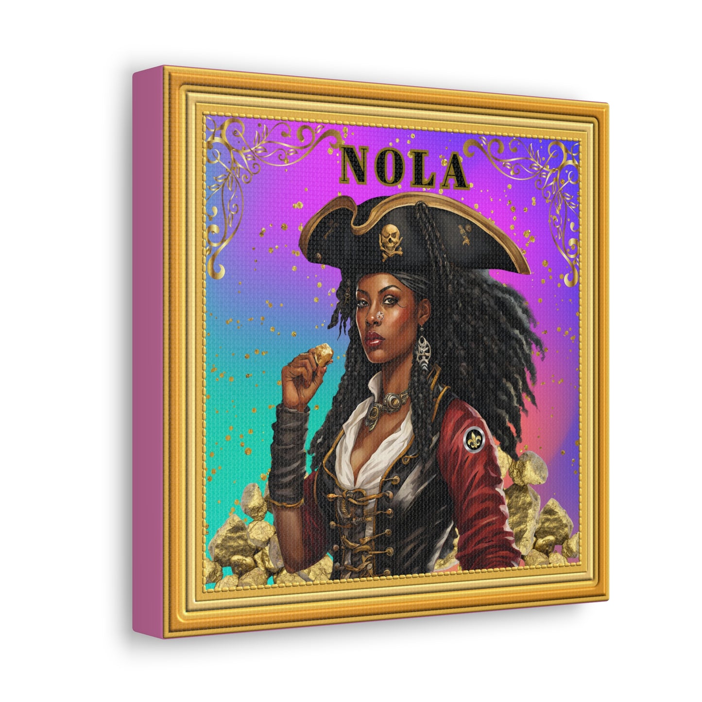 "Olde NOLA Pirate Series-Dora", Canvas Gallery Wraps