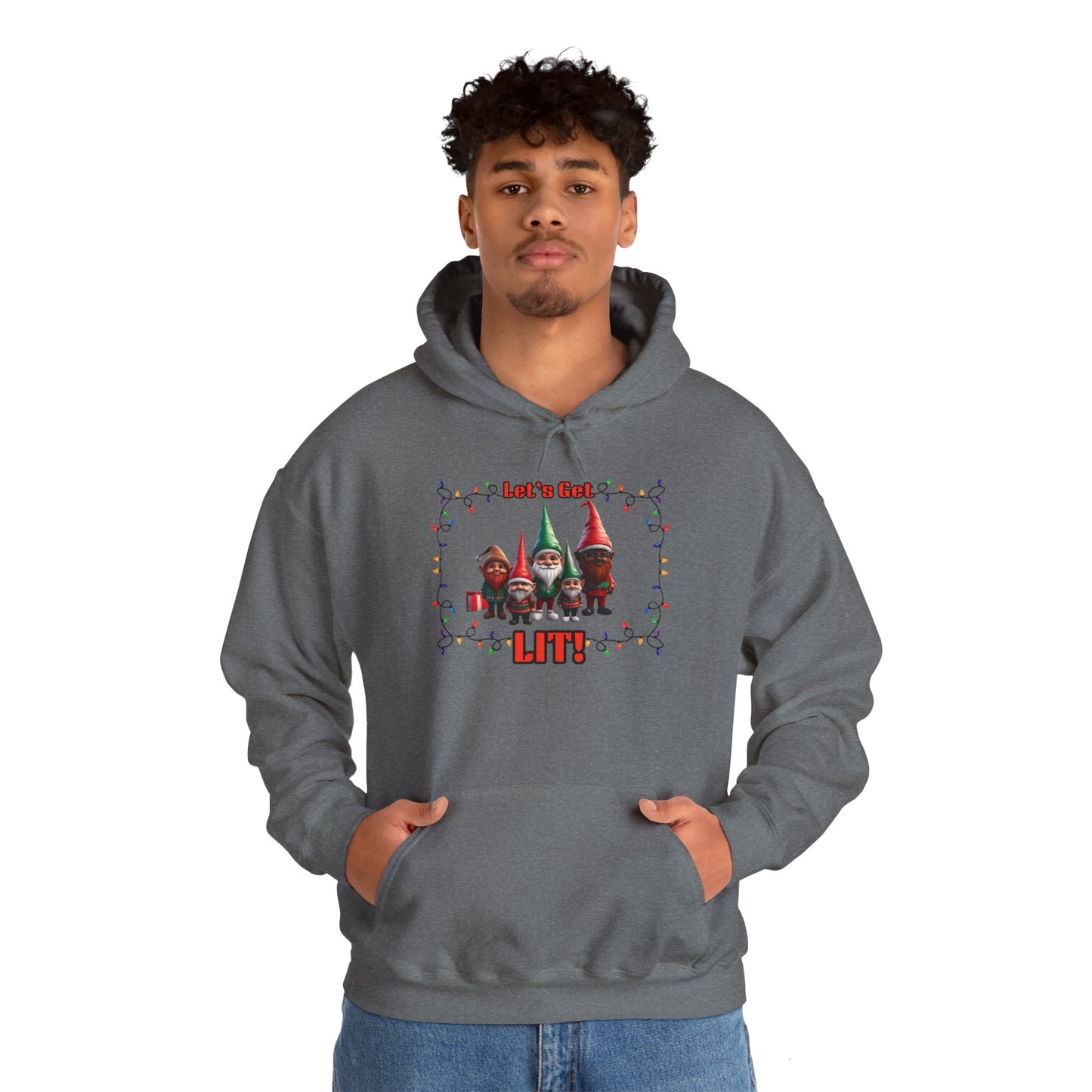 "Let's Get Lit, #1" Unisex Heavy Blend™ Hooded Sweatshirt