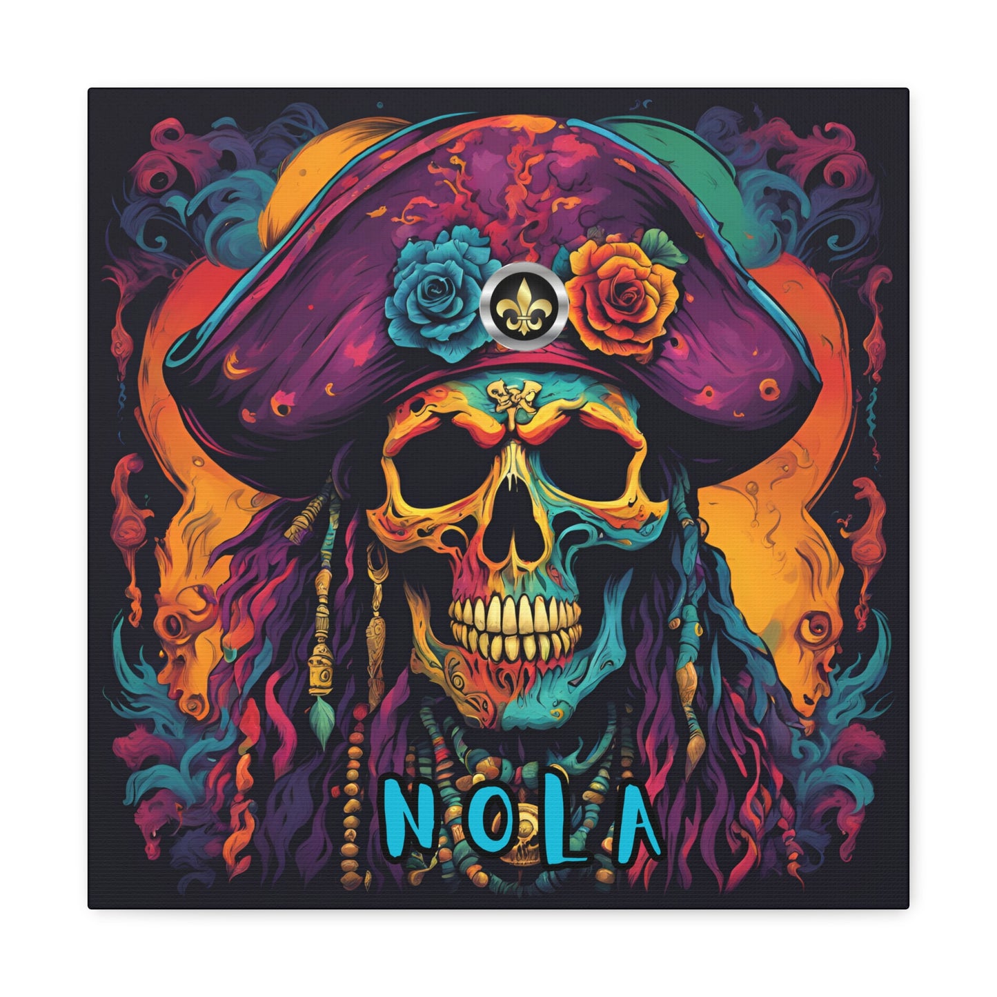 "Olde NOLA Pirate Series-Scallywag" Canvas Gallery Wraps