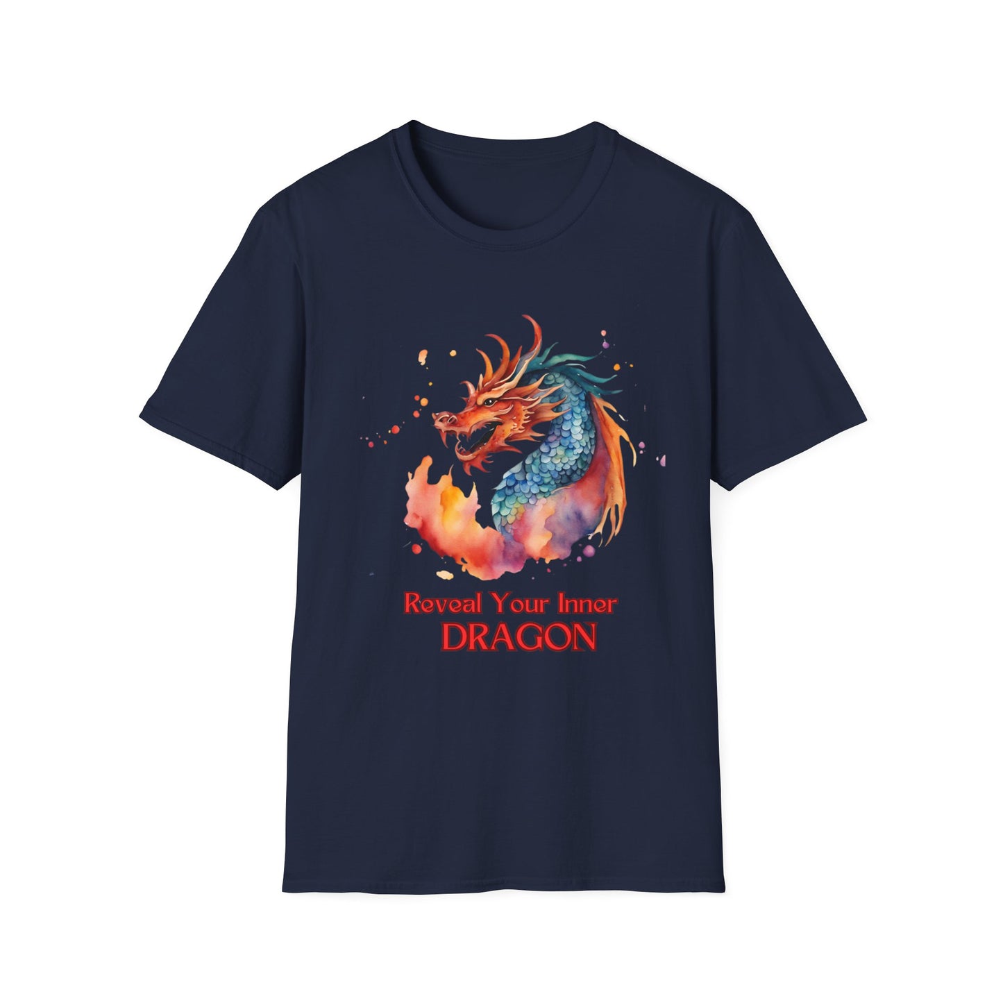 " Reveal Your Inner Dragon" Unisex Softstyle T-Shirt