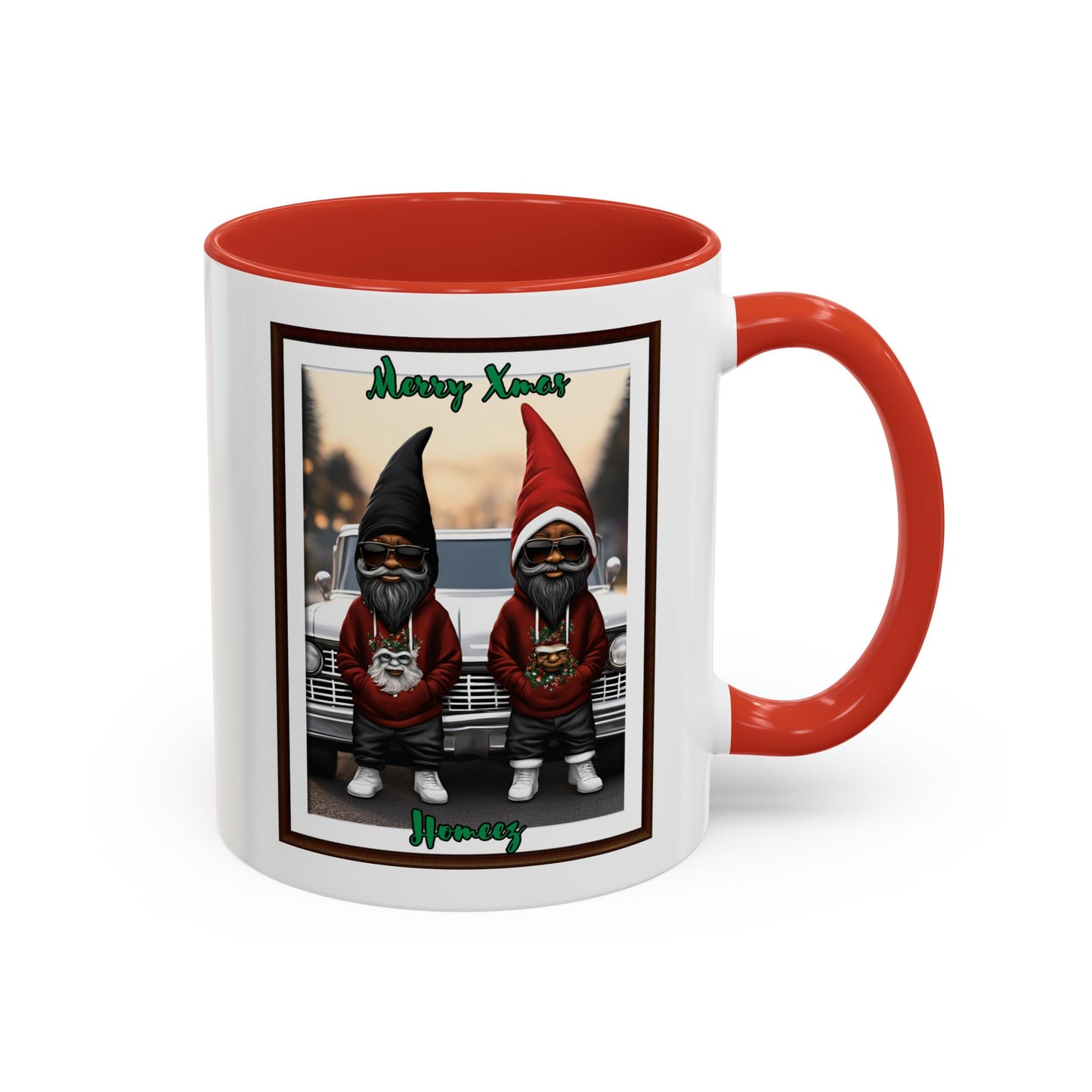 "Merry Xmas Homeez  Accent Coffee Mug (11oz & 15oz)