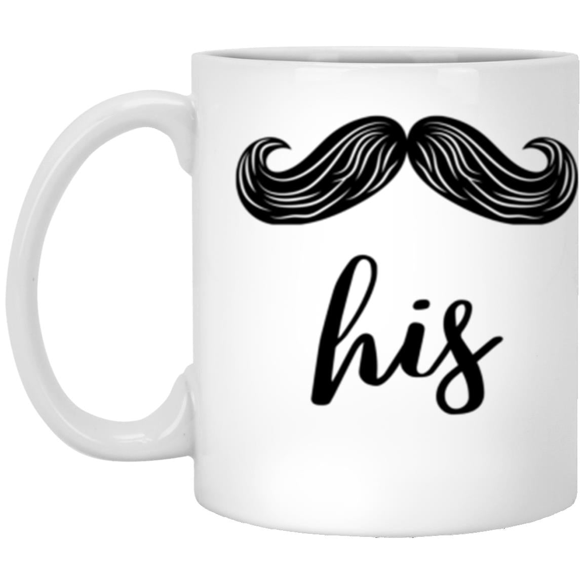 "His " Wrap Around Design, 11oz Mug.