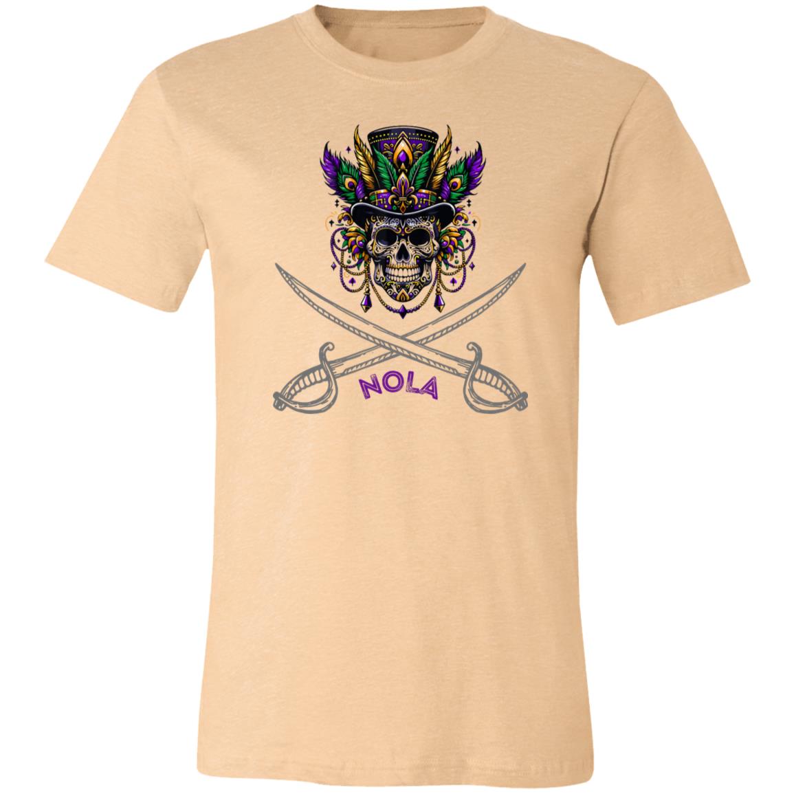 "NOLA Voodoo Pirate" Unisex Jersey T-Shirt