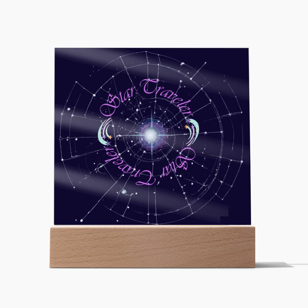 "Star Traveler " Square Acrylic Plaque