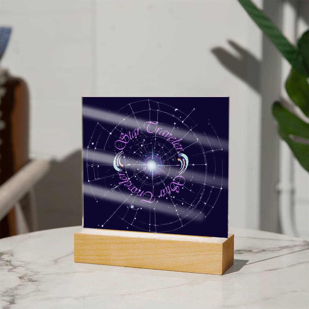 "Star Traveler " Square Acrylic Plaque