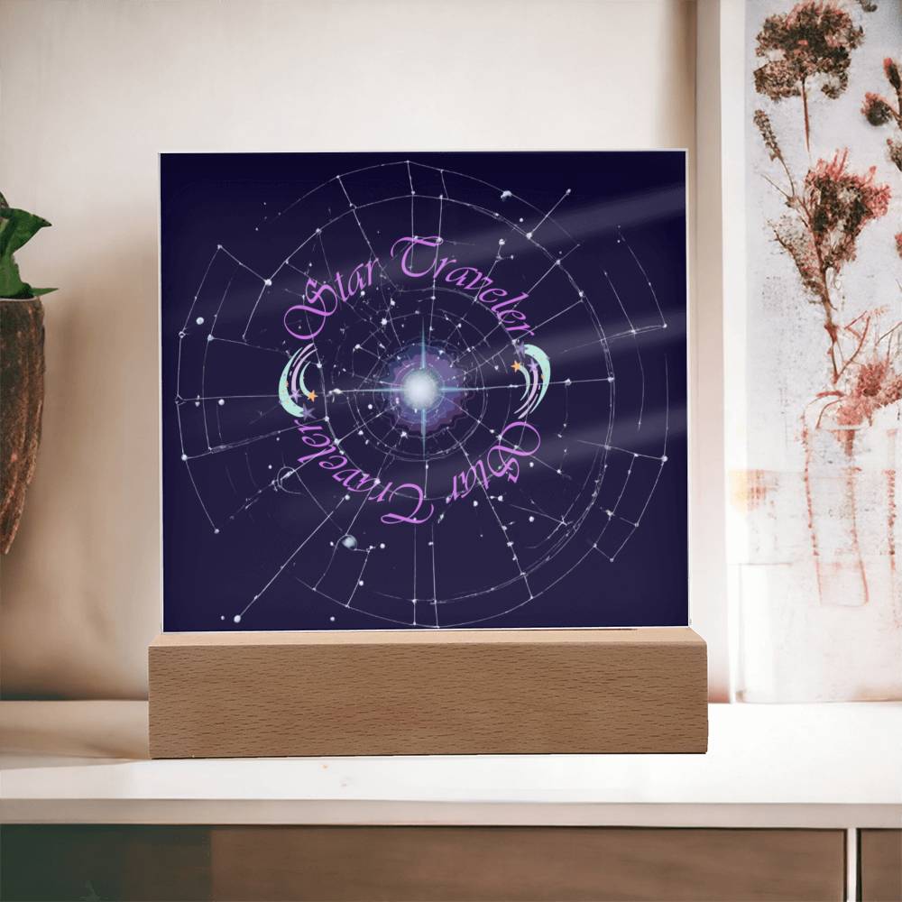 "Star Traveler " Square Acrylic Plaque