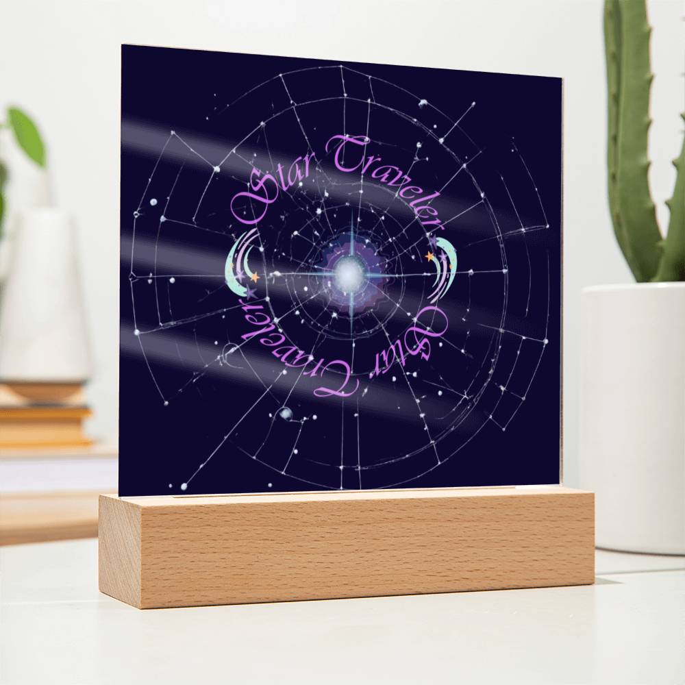 "Star Traveler " Square Acrylic Plaque