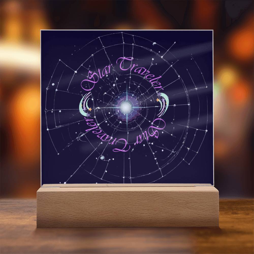 "Star Traveler " Square Acrylic Plaque