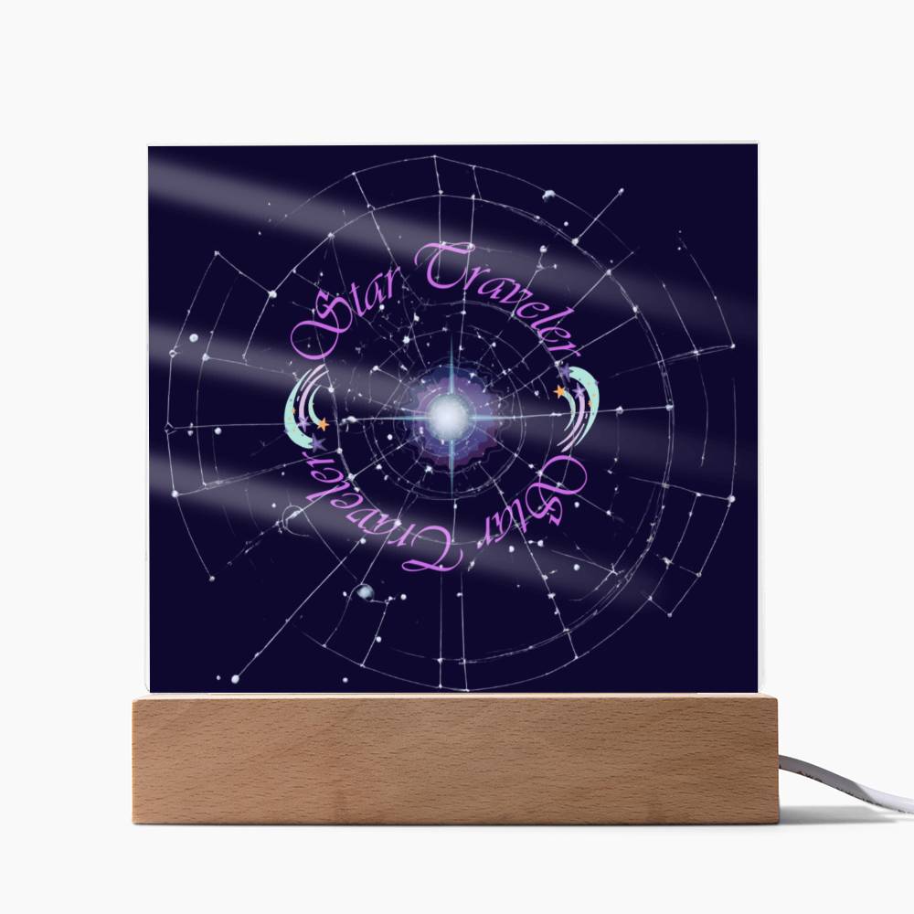 "Star Traveler " Square Acrylic Plaque