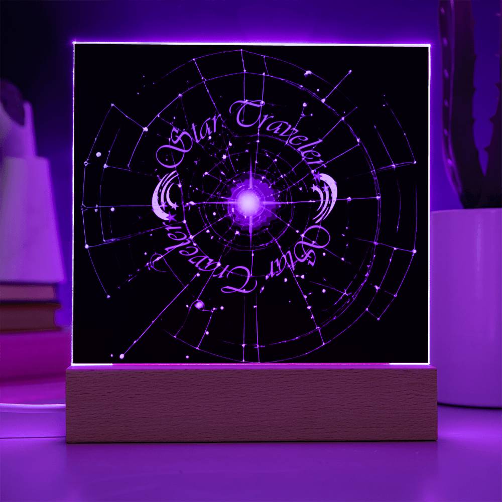 "Star Traveler " Square Acrylic Plaque