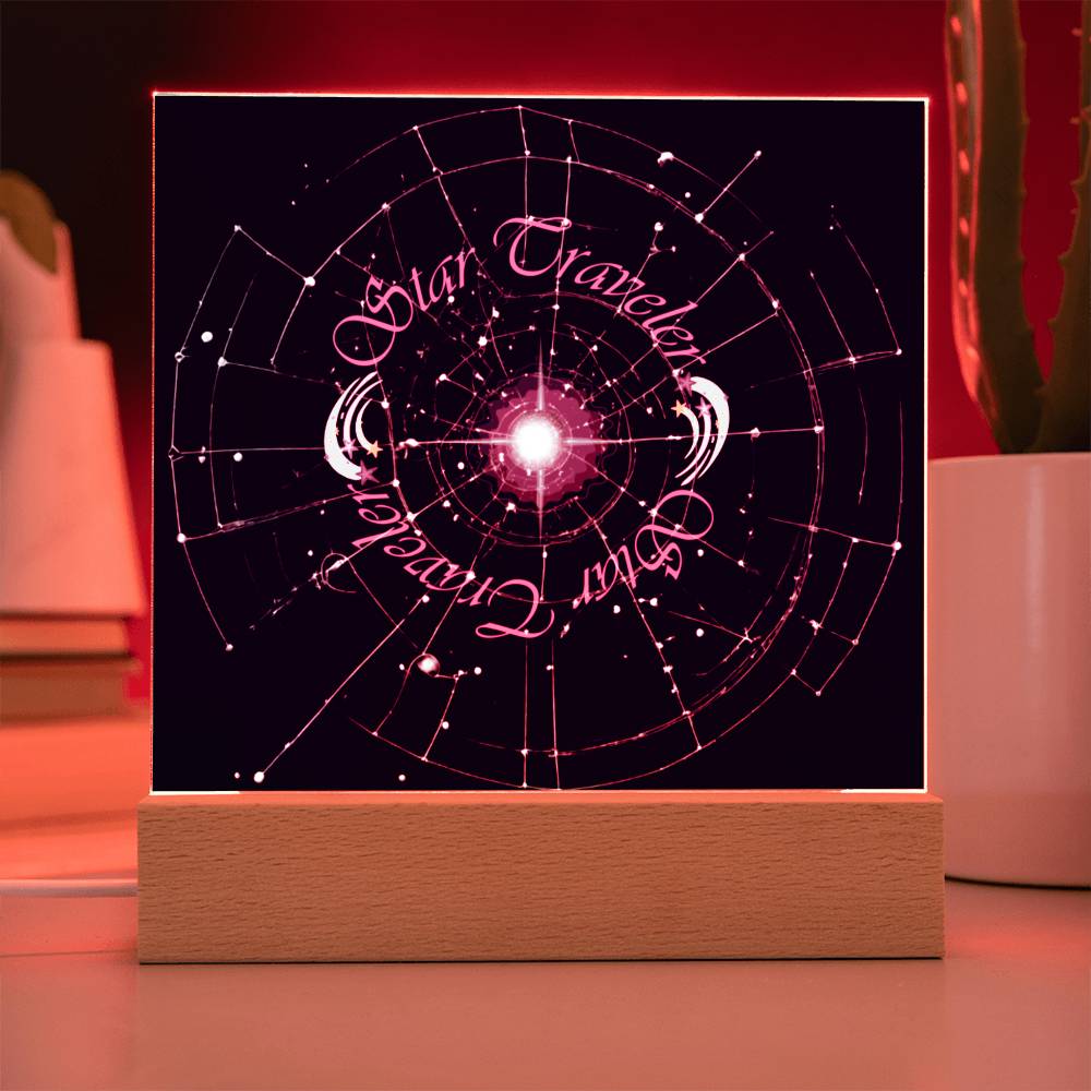 "Star Traveler " Square Acrylic Plaque